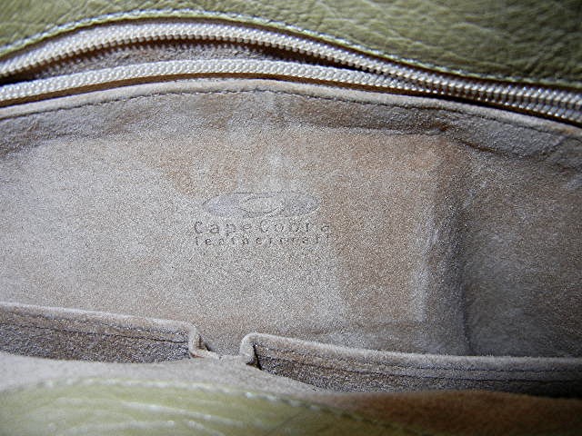 Cape Cobre Ostrich Leather Green Bag