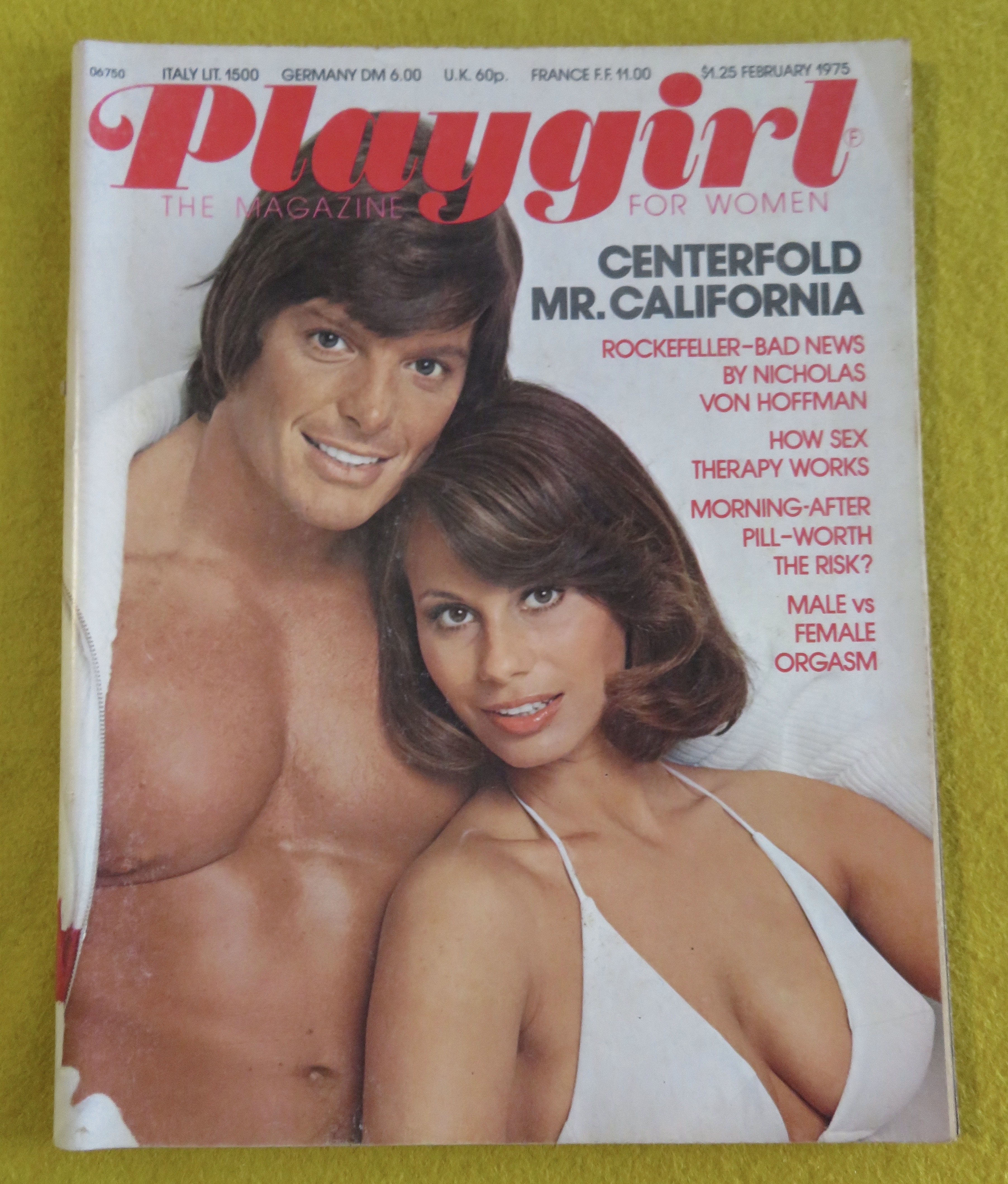Playgirl Magazine February 1975 Mr. California