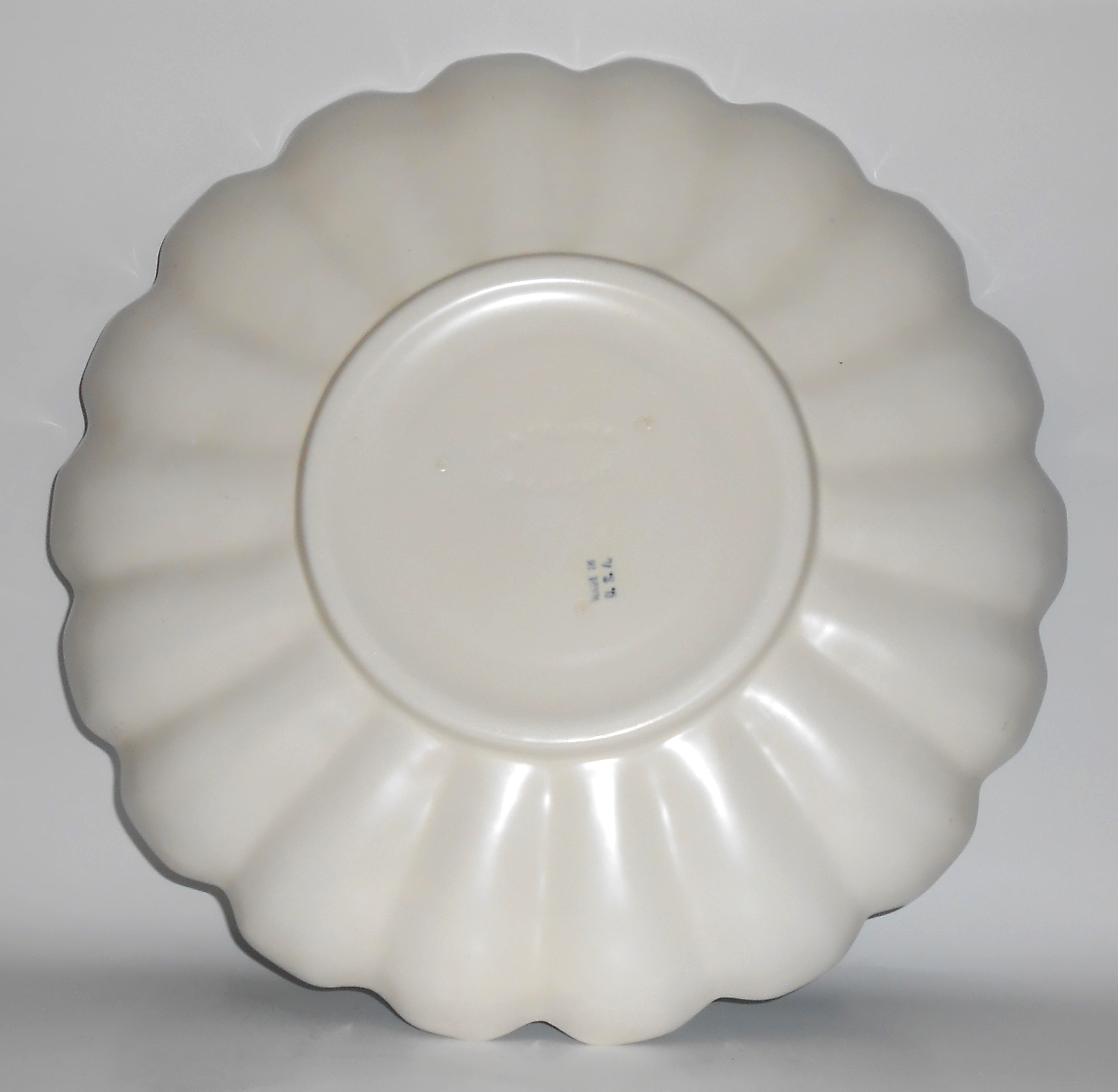 Franciscan Aurora Pottery #C-234 Ivory/Turquoise 14''