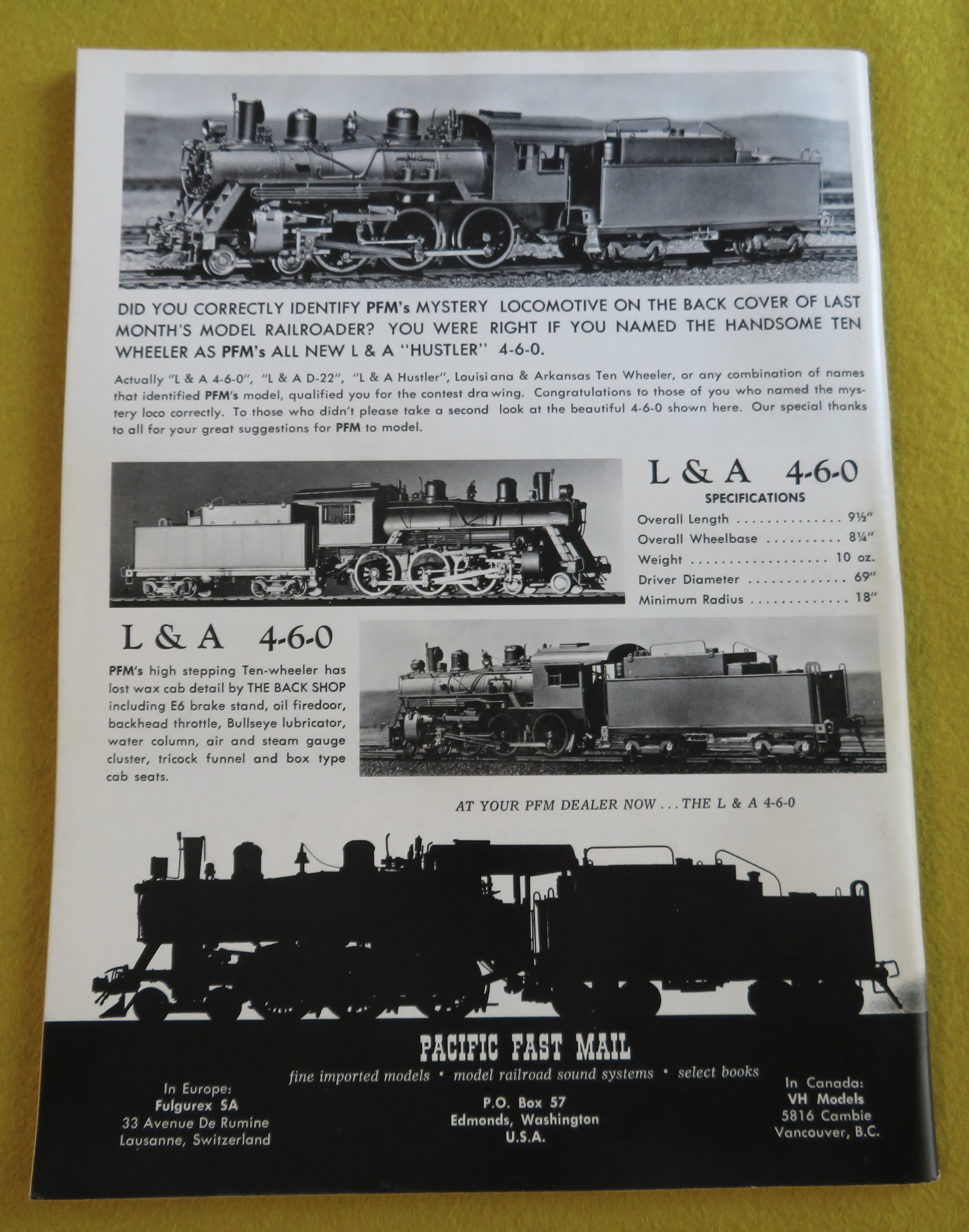 Model Railroader Magazine November 1976