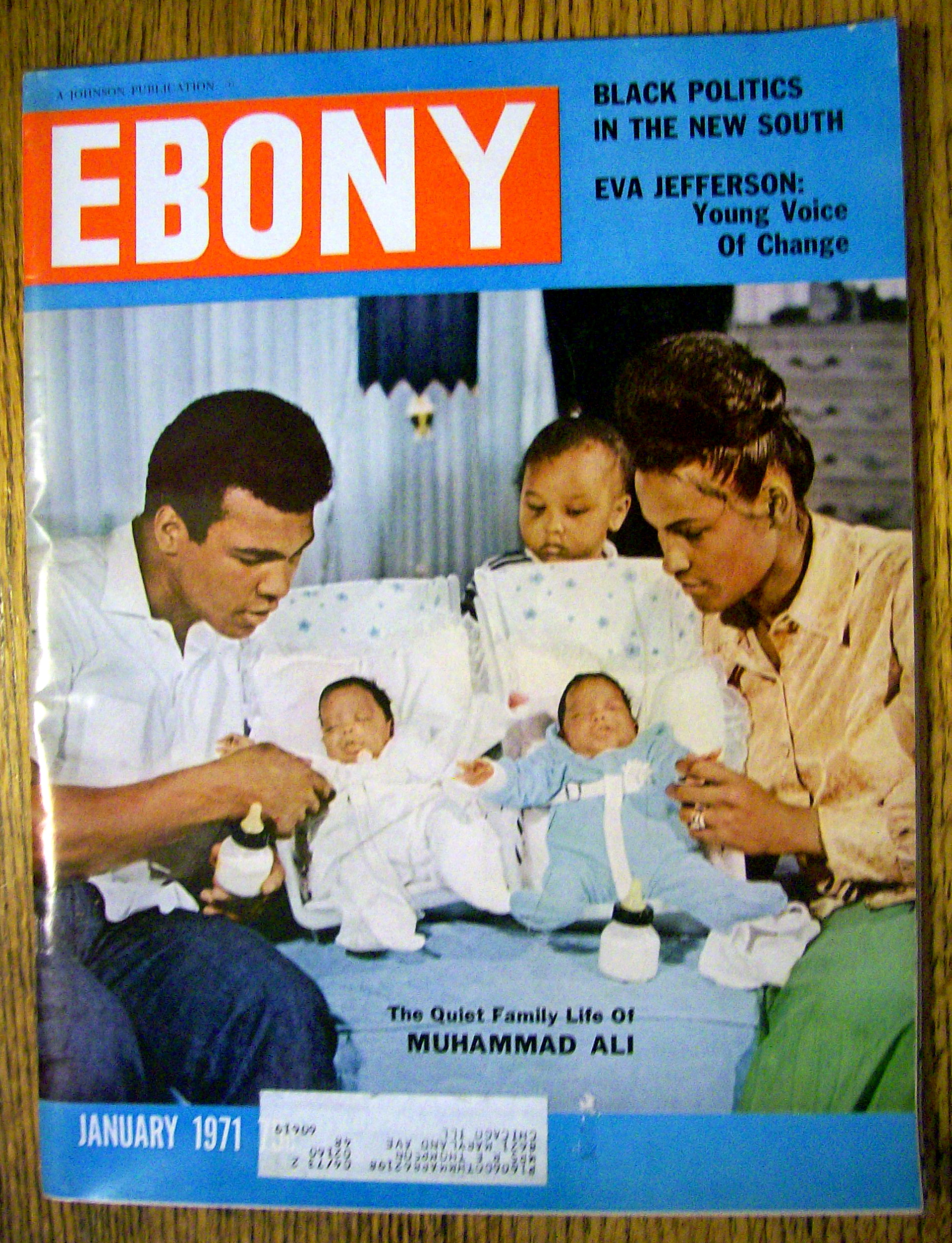 Ebony Magazine January 1971 Muhammad Ali & Family