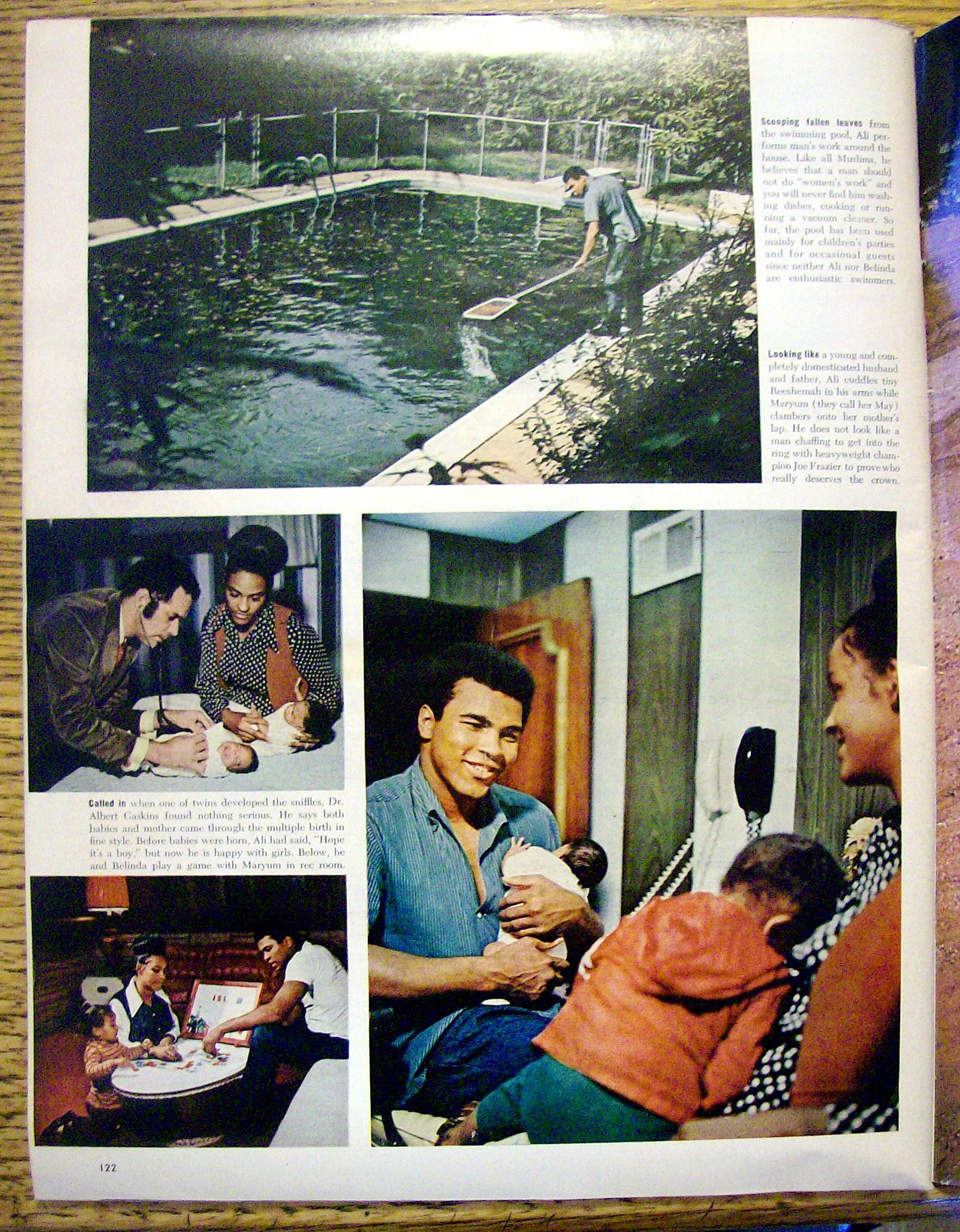 Ebony Magazine January 1971 Muhammad Ali & Family
