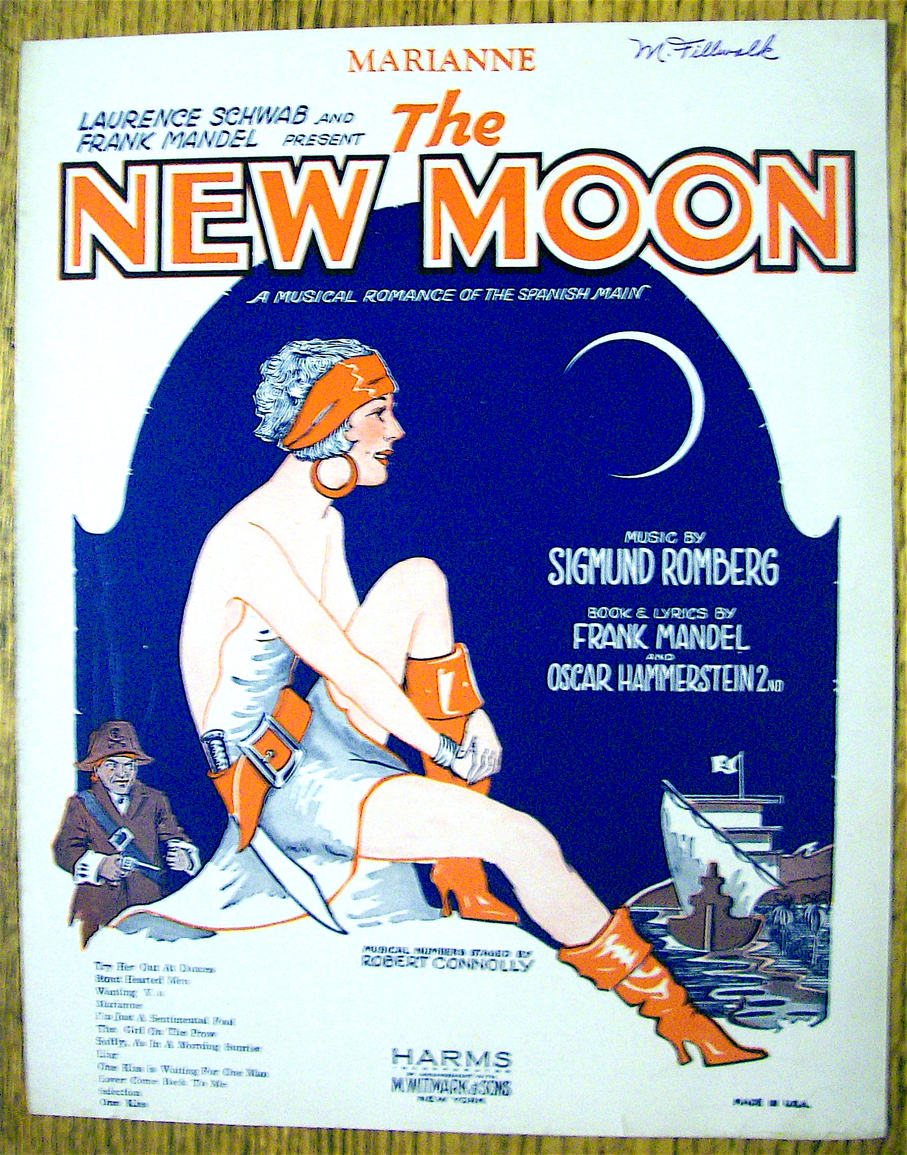 1928 Marianne By Sigmund Romberg (The New Moon)