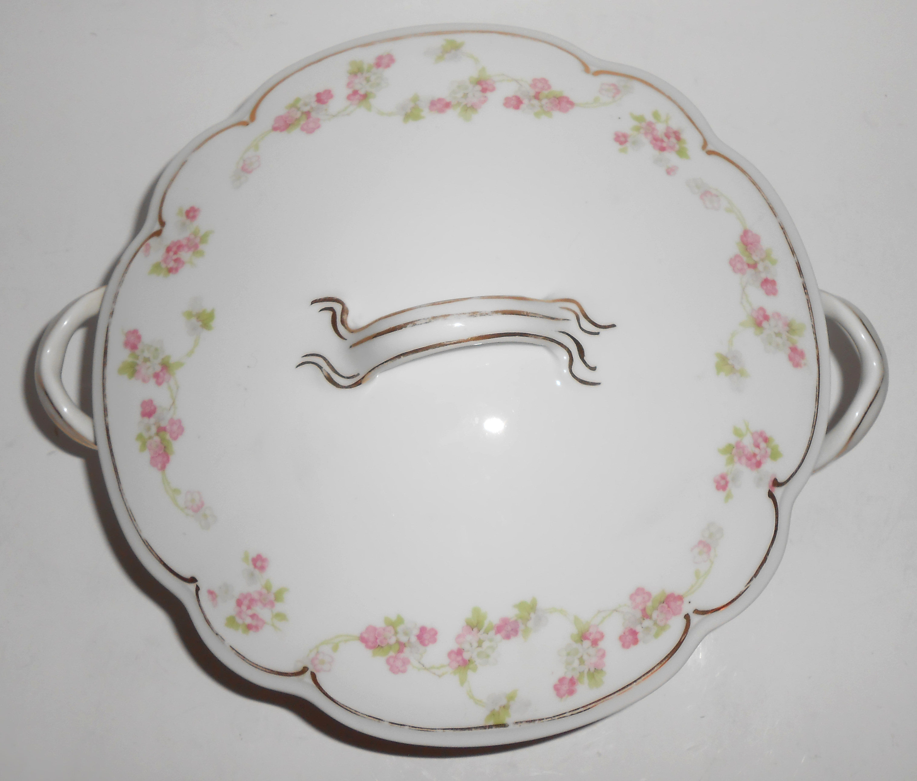 Moritz Zdekauer Altrohlau Porcelain China Pink/White