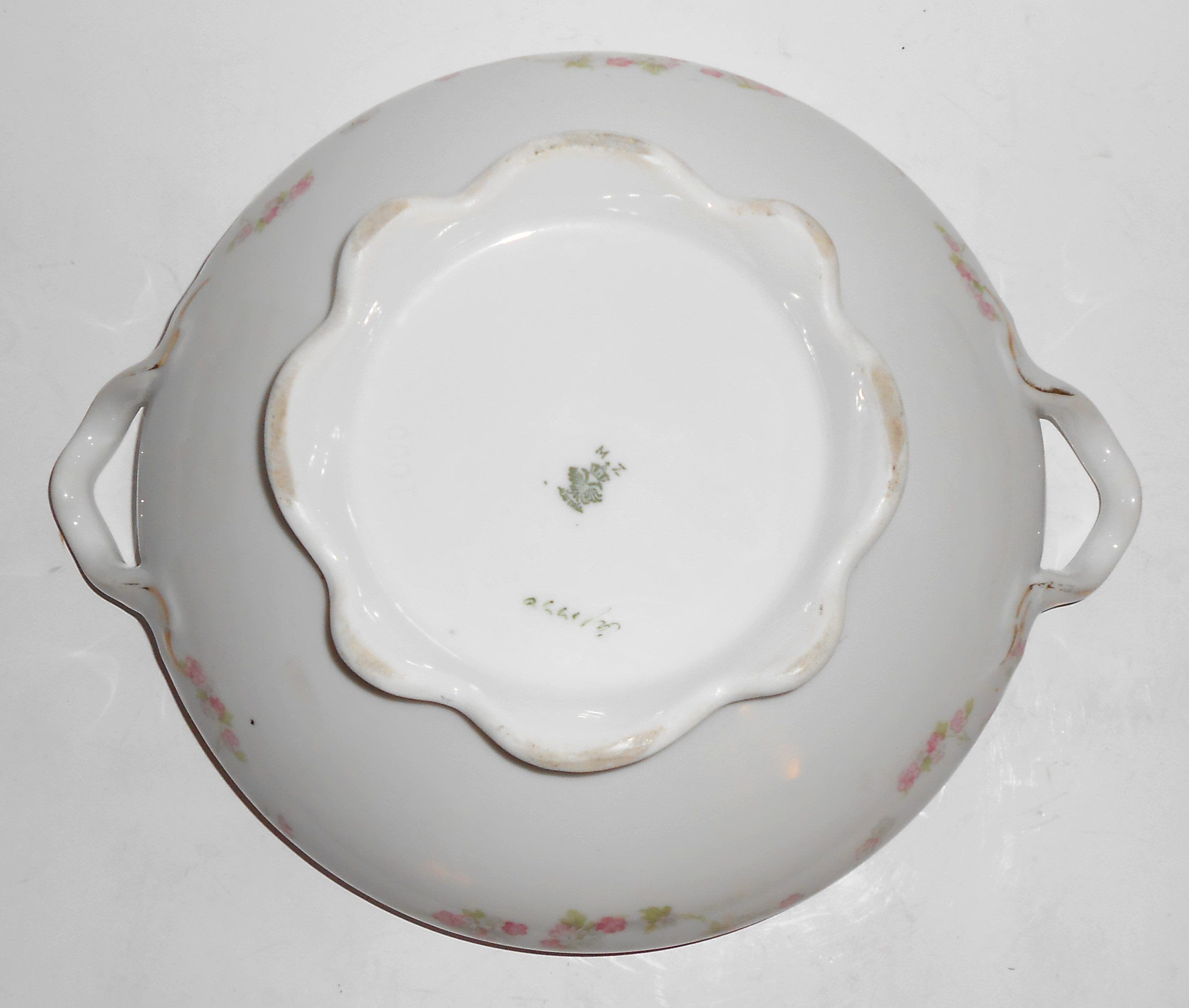 Moritz Zdekauer Altrohlau Porcelain China Pink/White