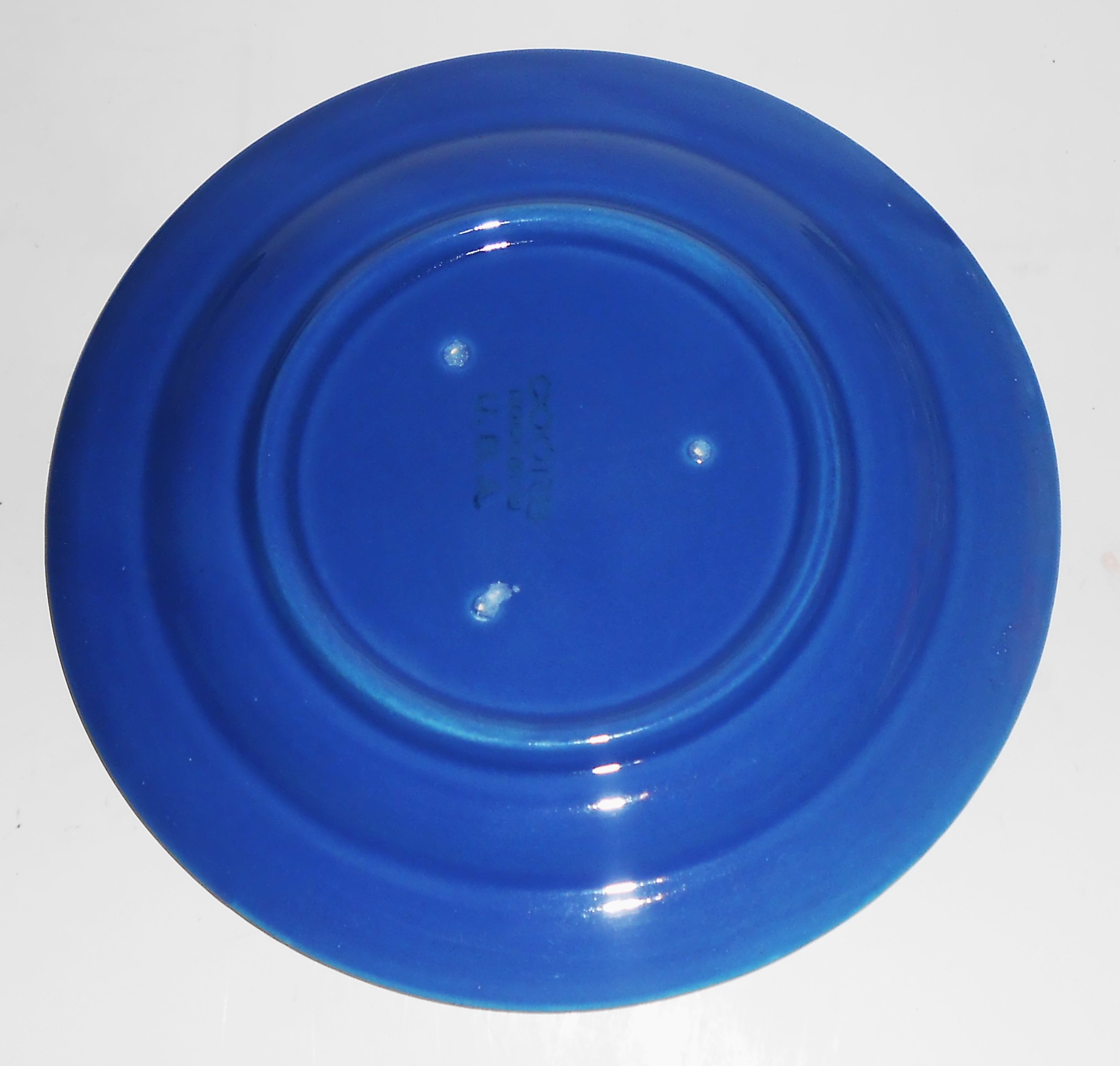 VINTAGE Coors Pottery Rosebud Early Blue 7'' Plate #6