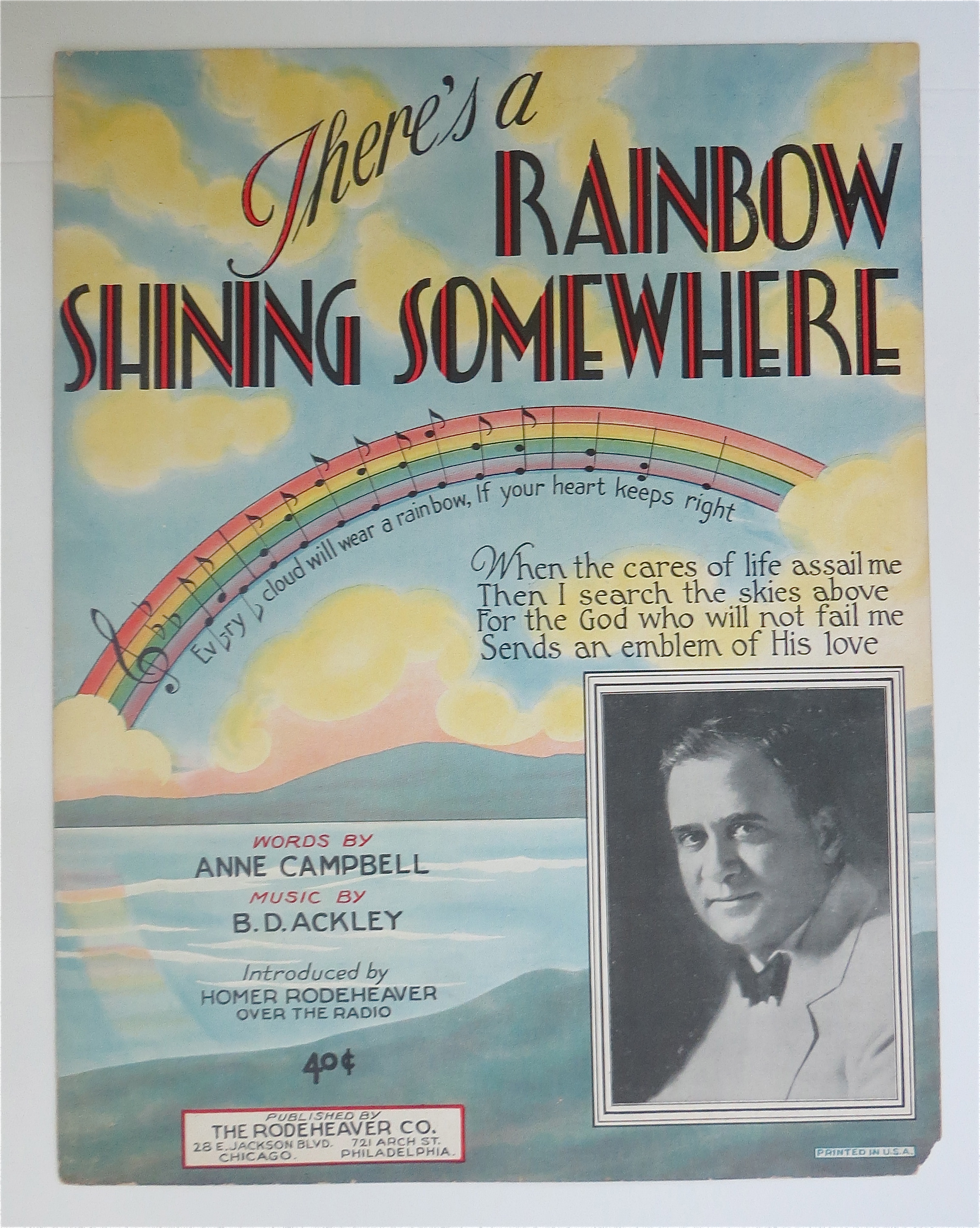 1930 There's A Rainbow Shining Somewhere