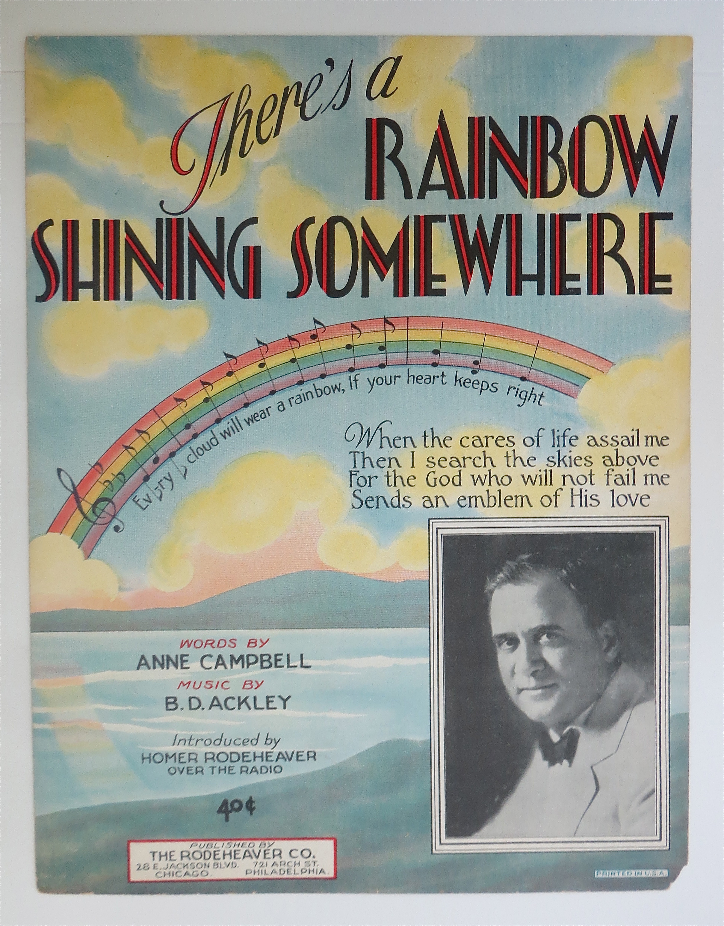 1930 There's A Rainbow Shining Somewhere