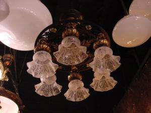 5 light hanging fixture  #1191
