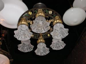 5 light hanging fixture  #1191