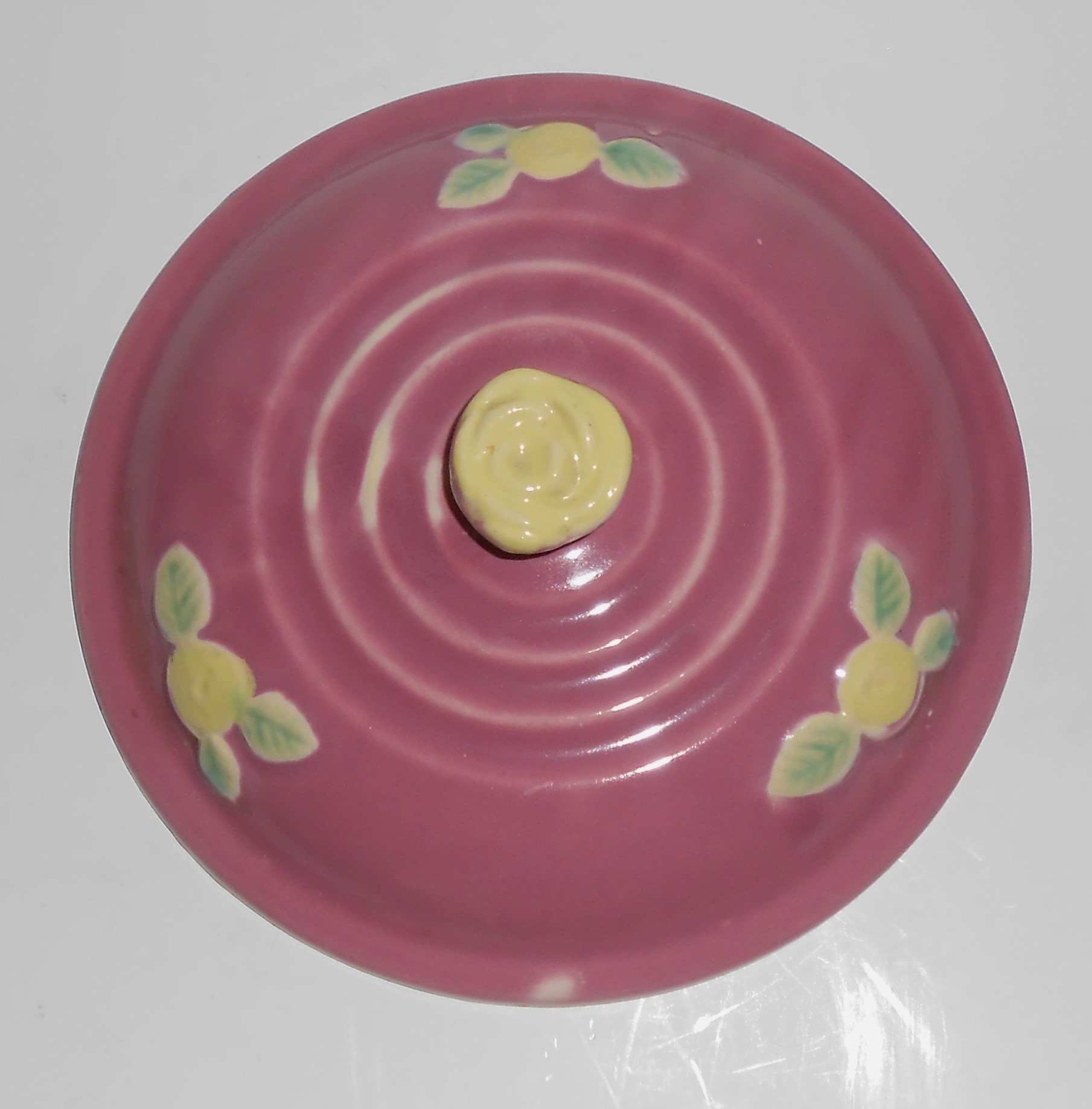 Coors Pottery Rosebud Early Rose 2 Pint Straight Casser