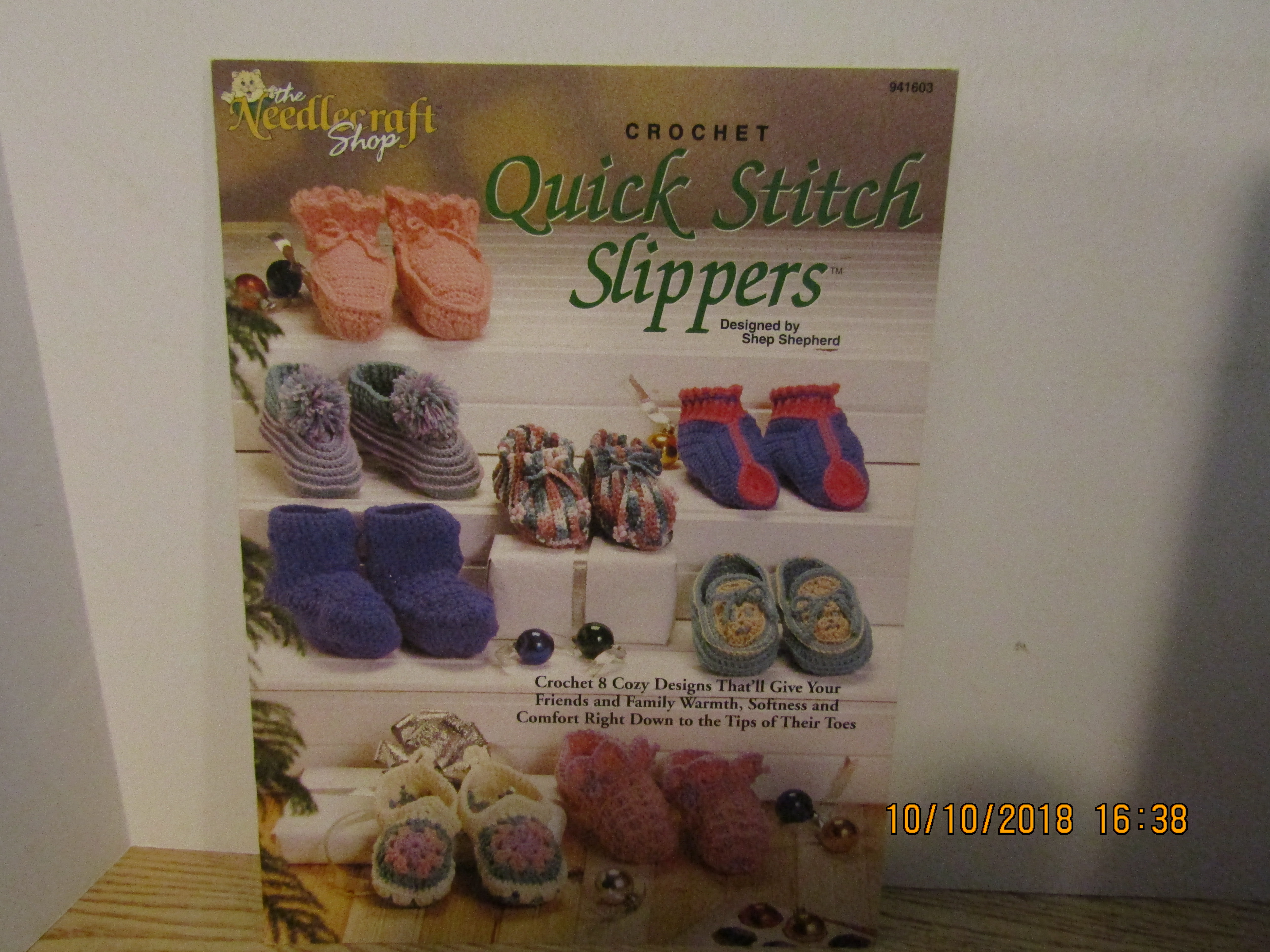NeedlecraftShop Crocheted Quick Stitch Slippers #941603