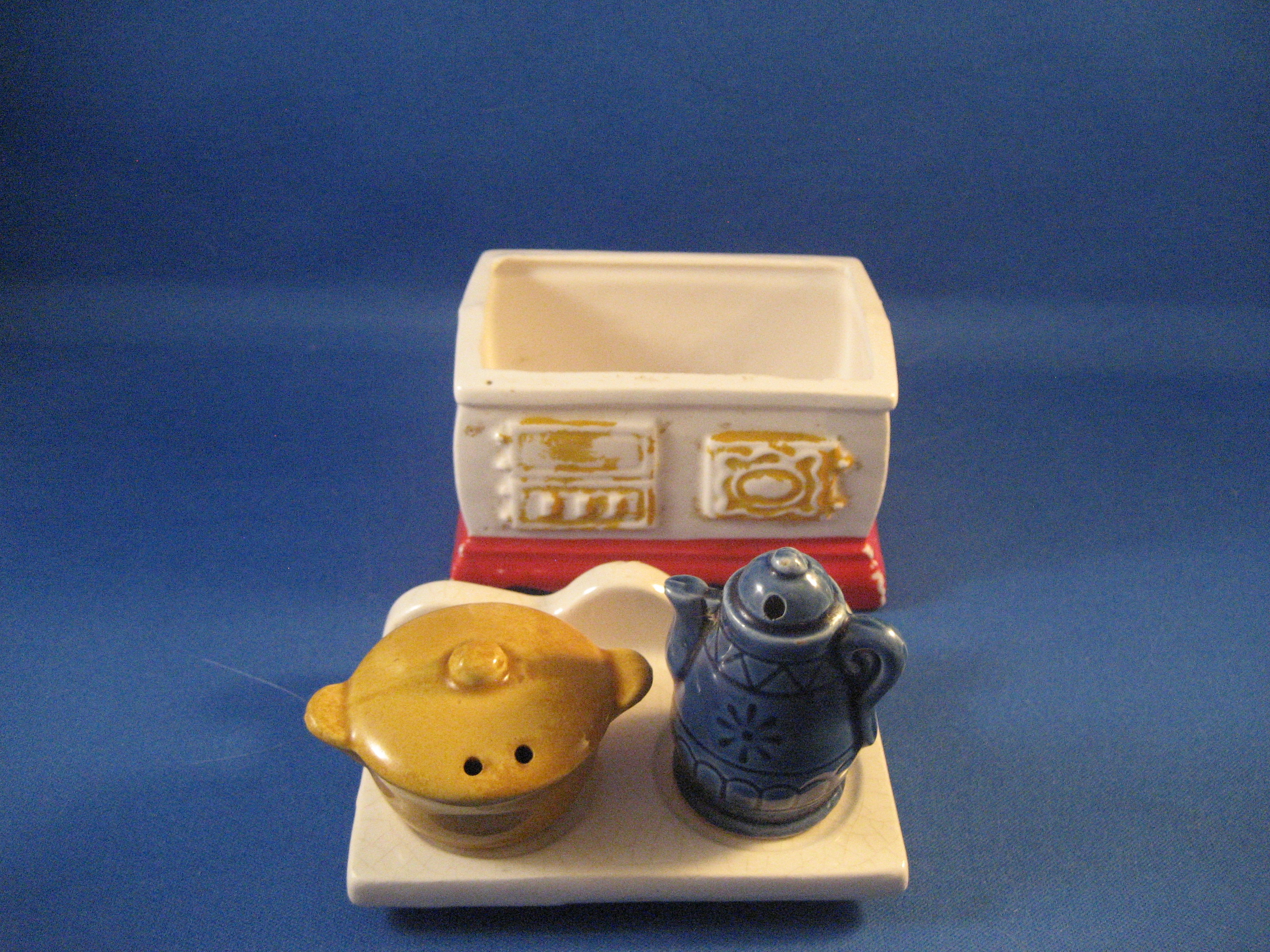 Stove Sugar and Pots Salt and Pepper