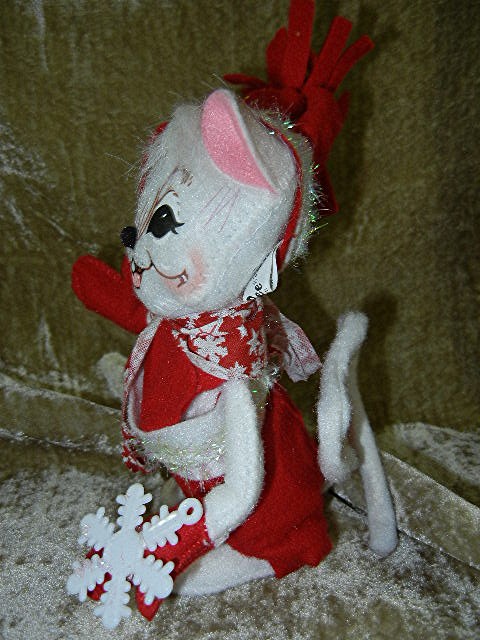 Christmas Annalee Snow Flake Mouse