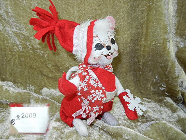 Christmas Annalee Snow Flake Mouse