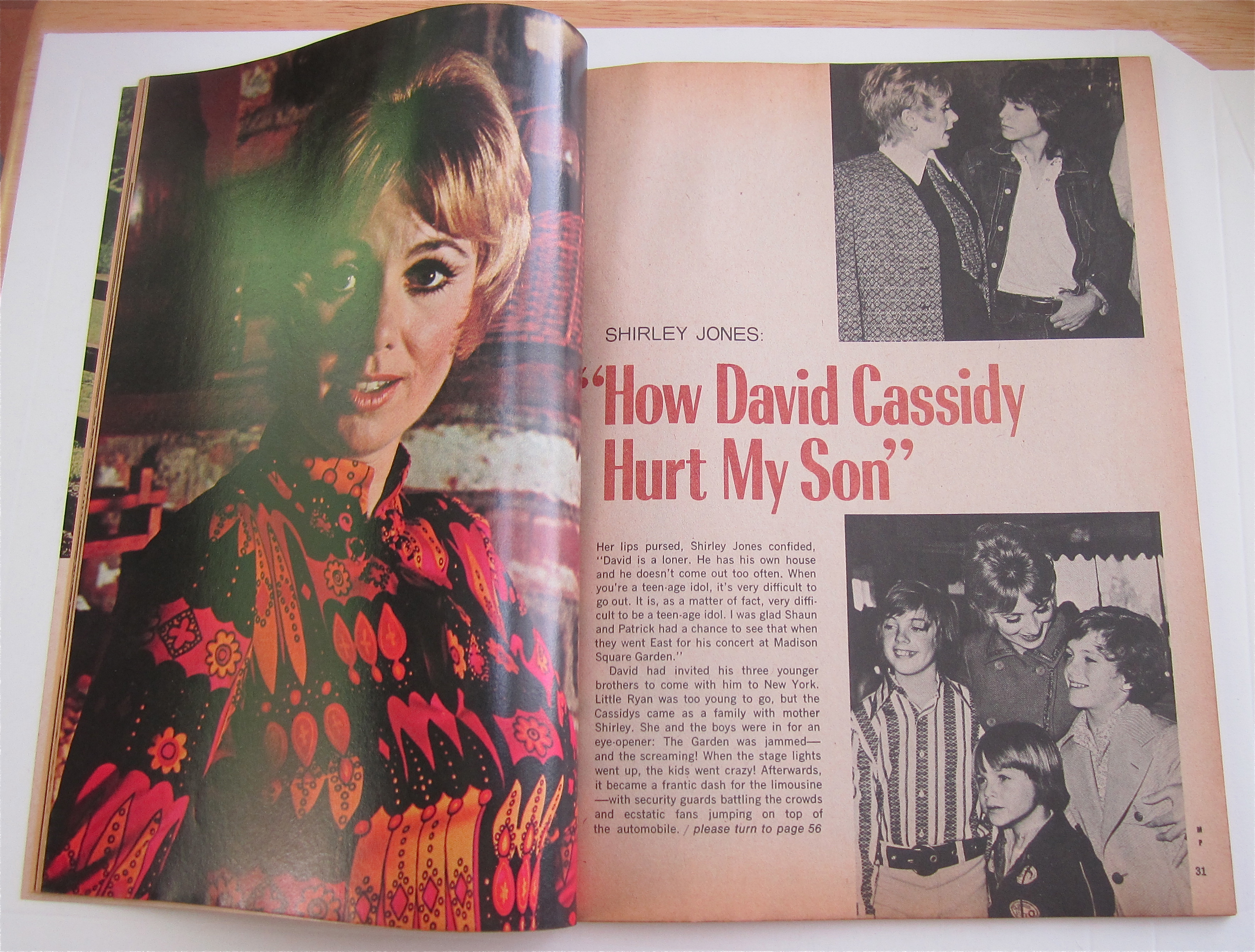 Motion Picture Magazine December 1973 Margaret & Newman