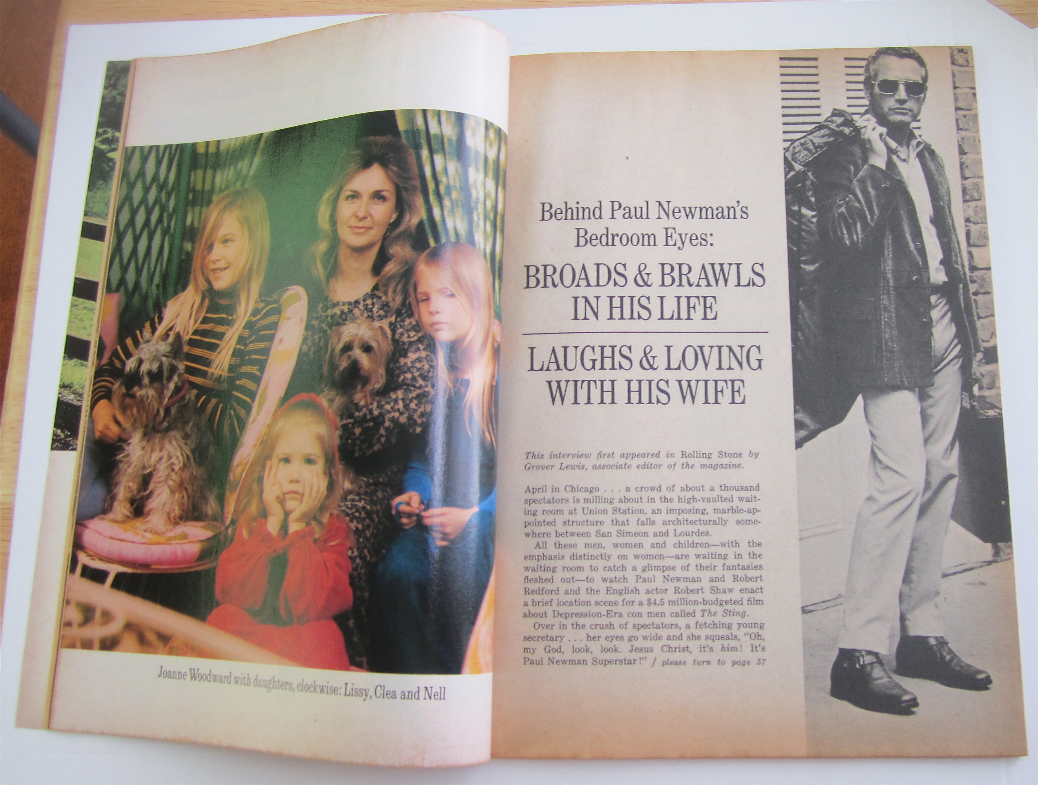 Motion Picture Magazine December 1973 Margaret & Newman