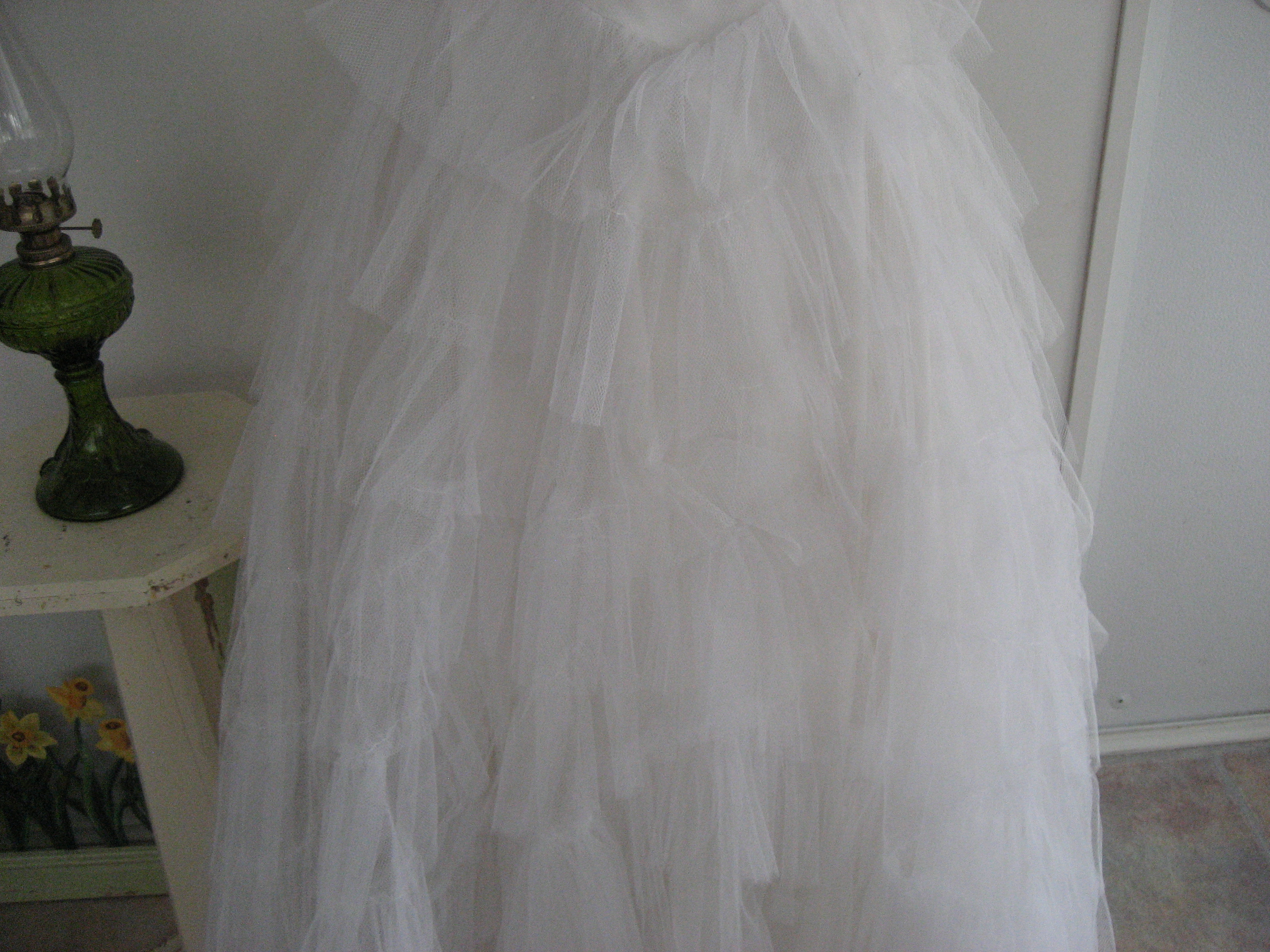 1950-1960 Hand Made Wedding Dress