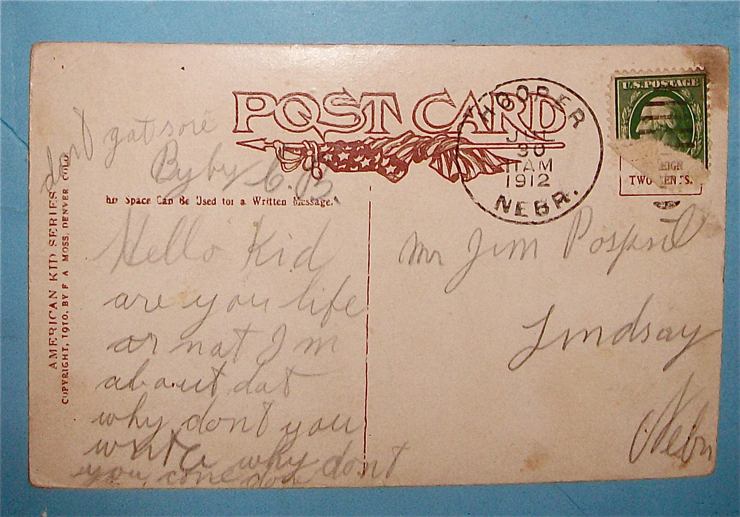 Man's Inhumanity To Man Postcard