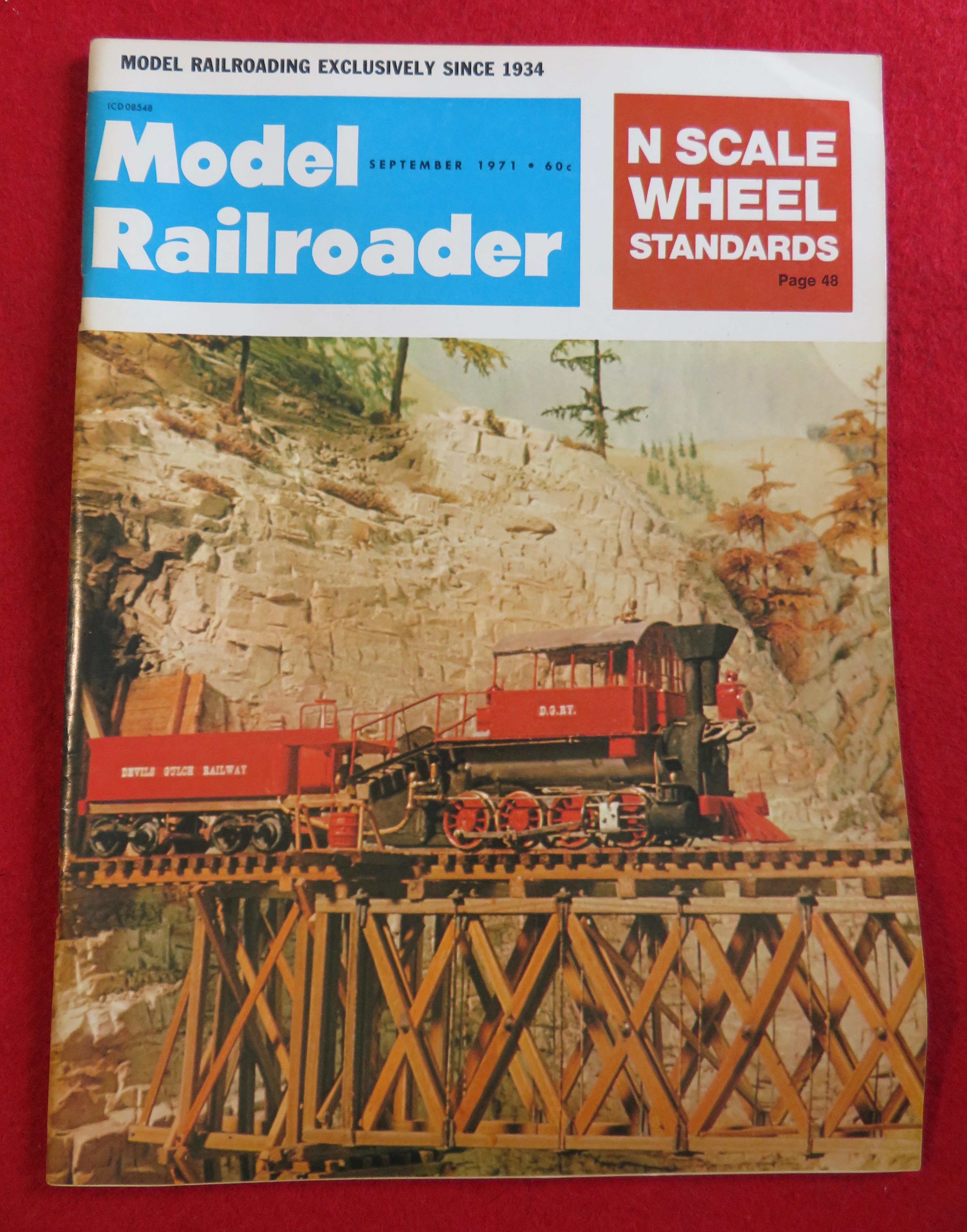 Model Railroader Magazine September 1971