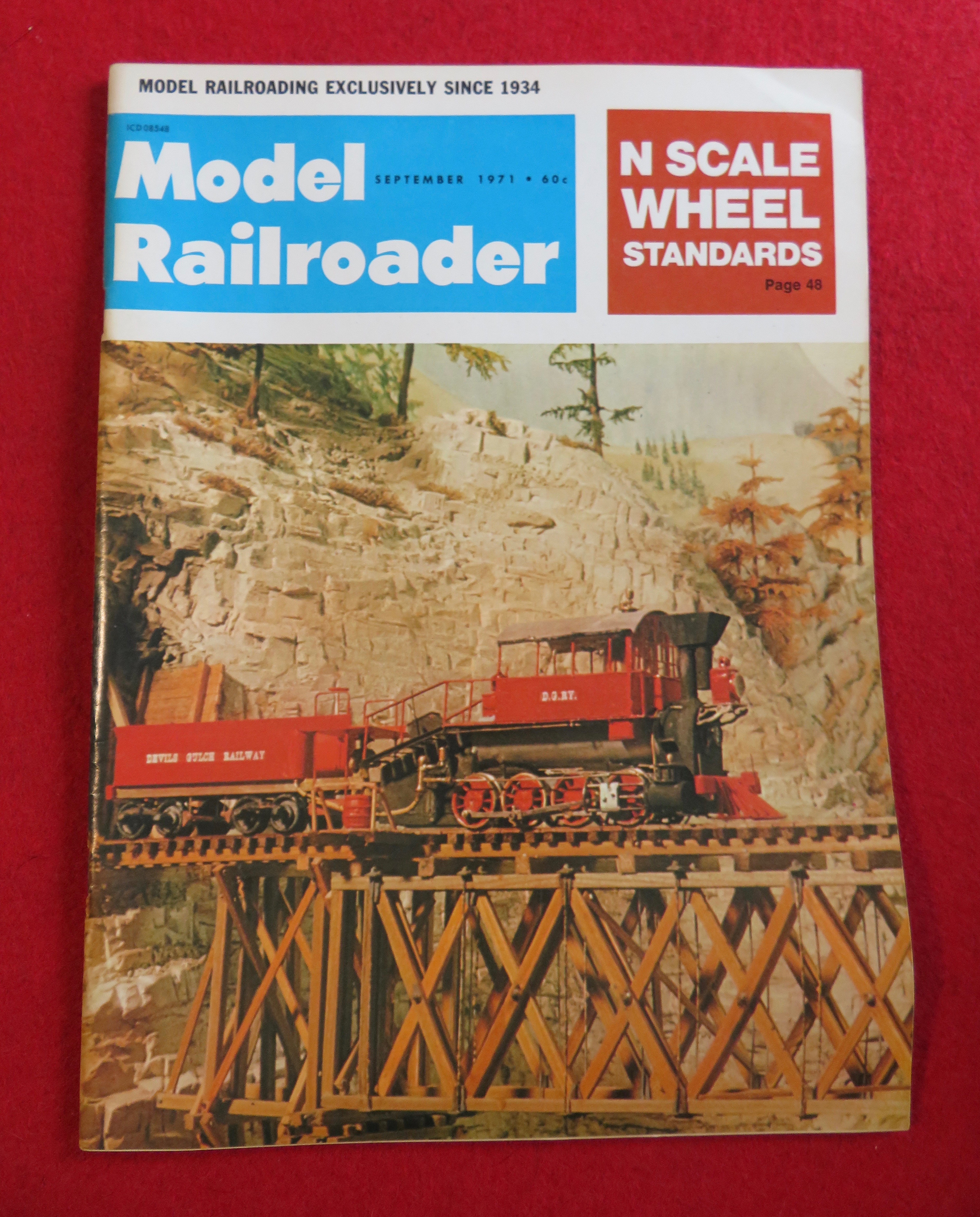 Model Railroader Magazine September 1971