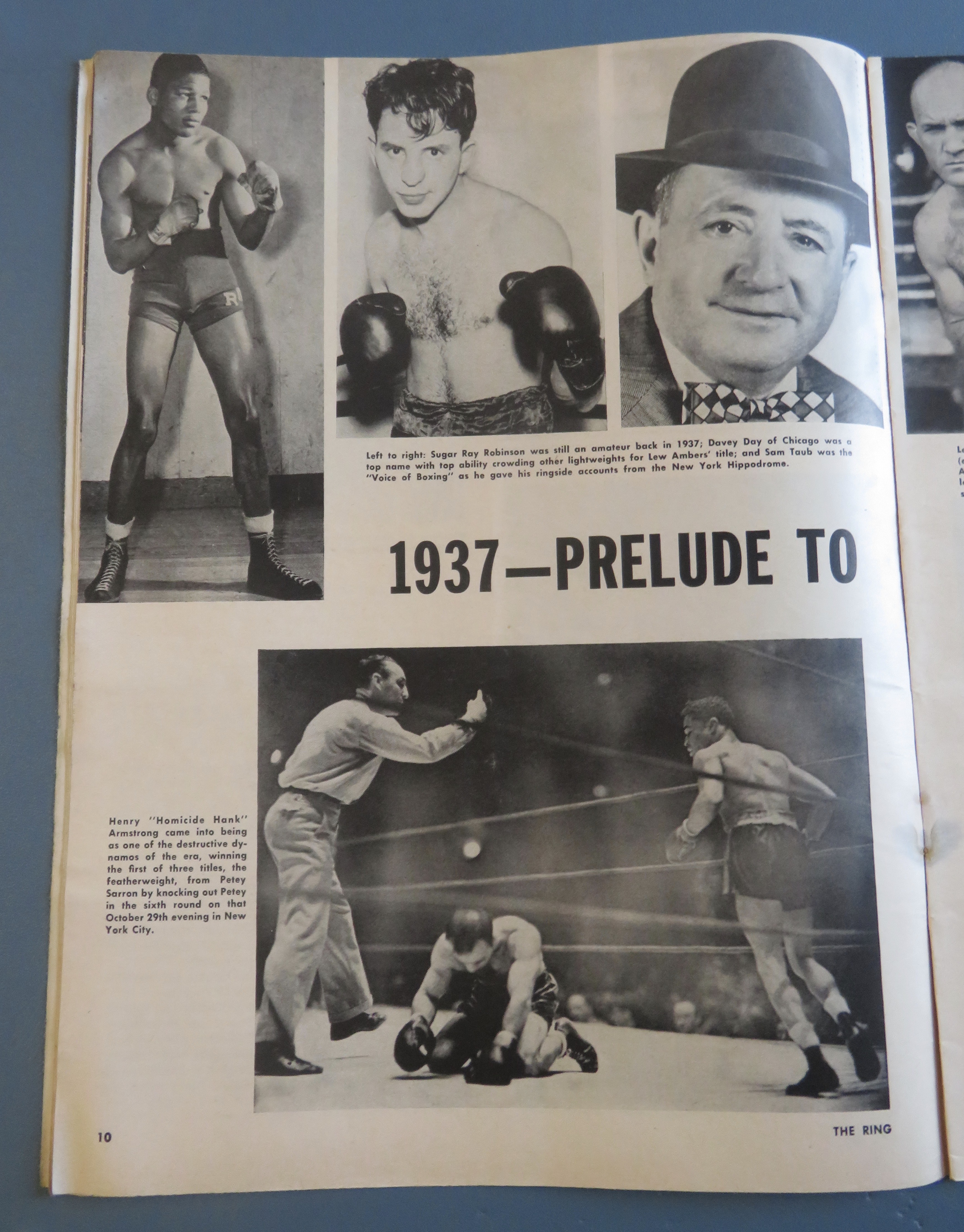 The Ring Magazine June 1962 Willie Pep/Paul Berlenbach