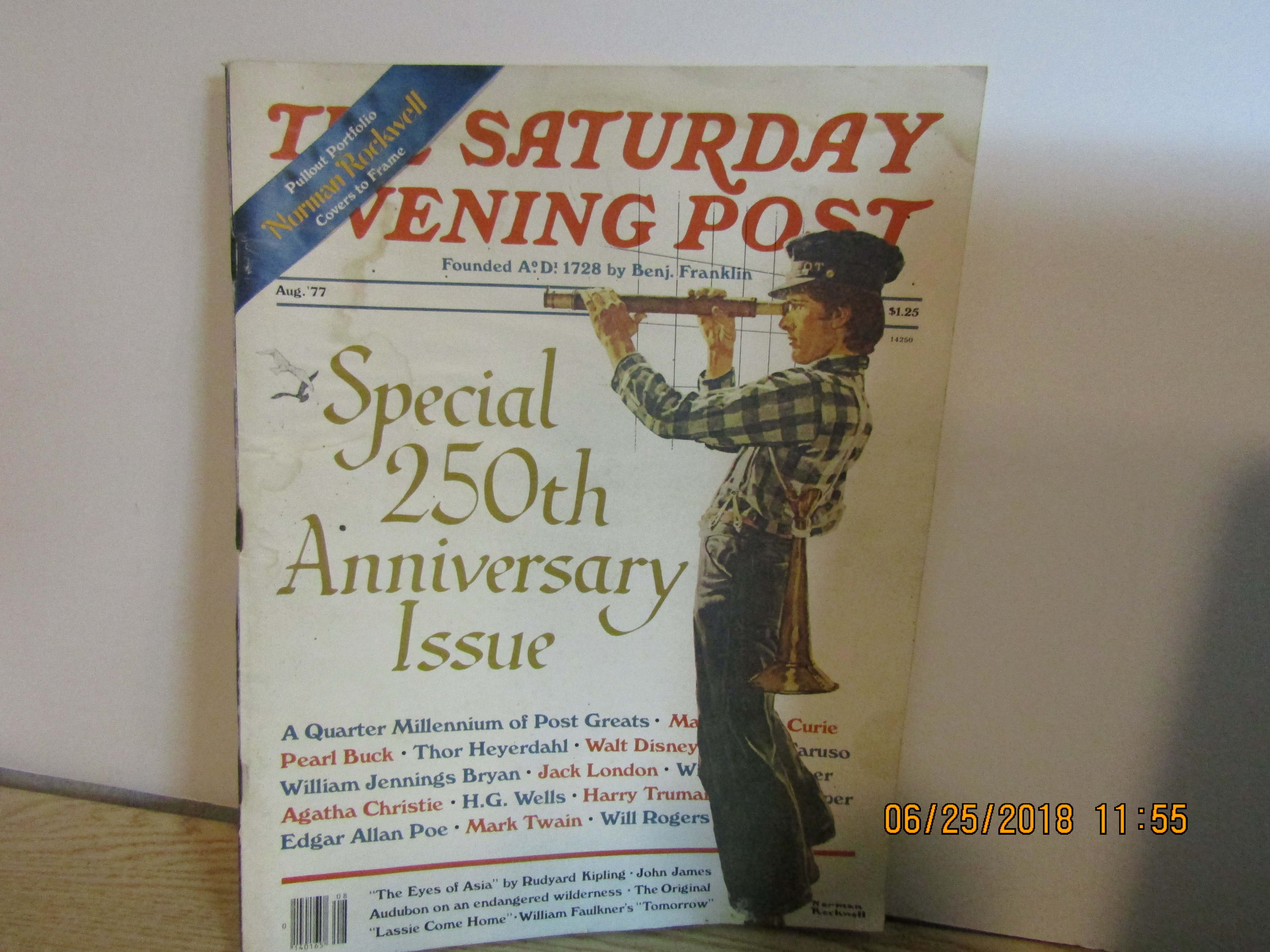 Saturday Evening Post  Special 250Th Anniversary Issue