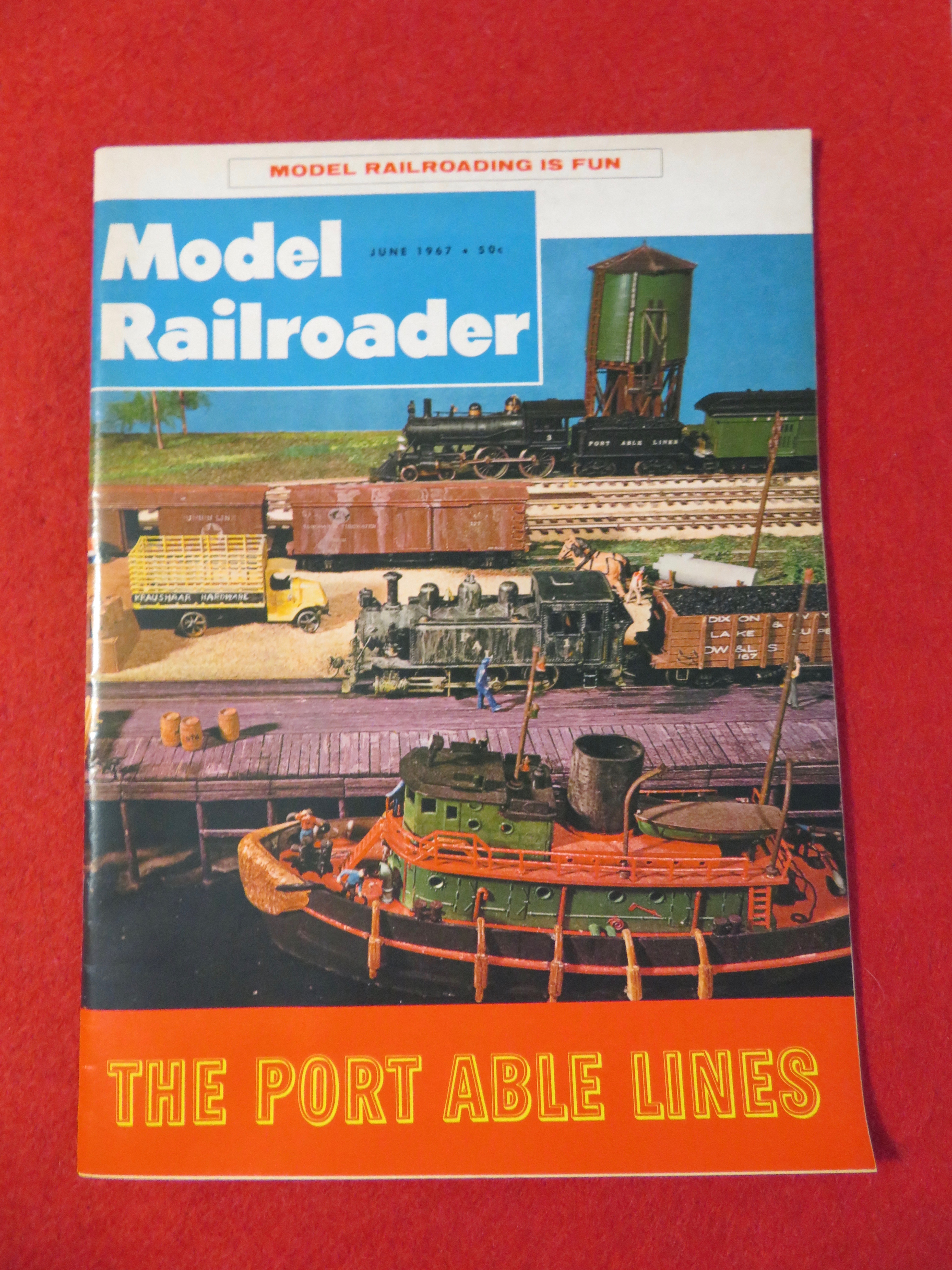 Model Railroader Magazine June 1967 Port Able Lines