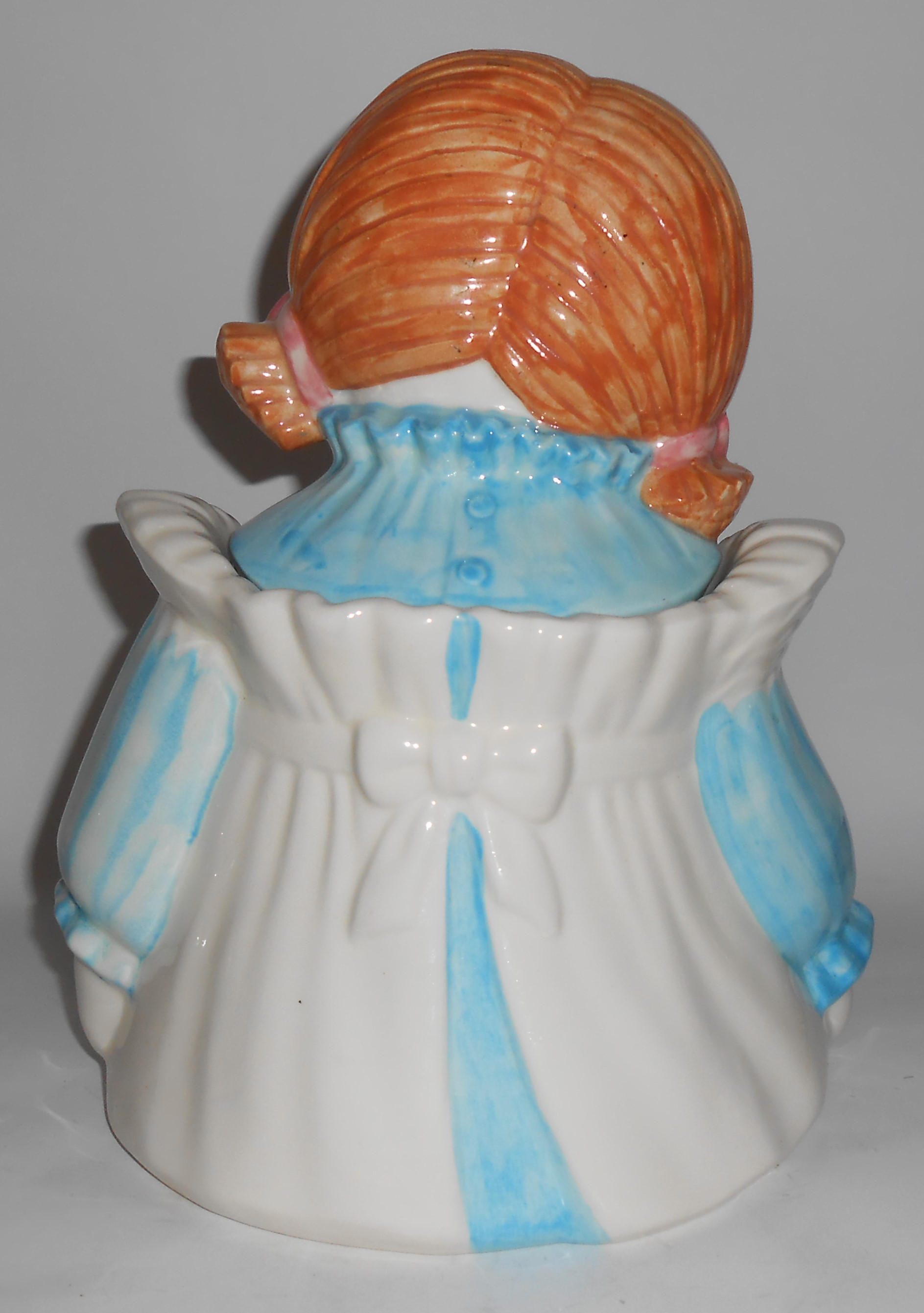 Metlox Pottery Poppy Trail Rag Doll Girl Cookie Jar