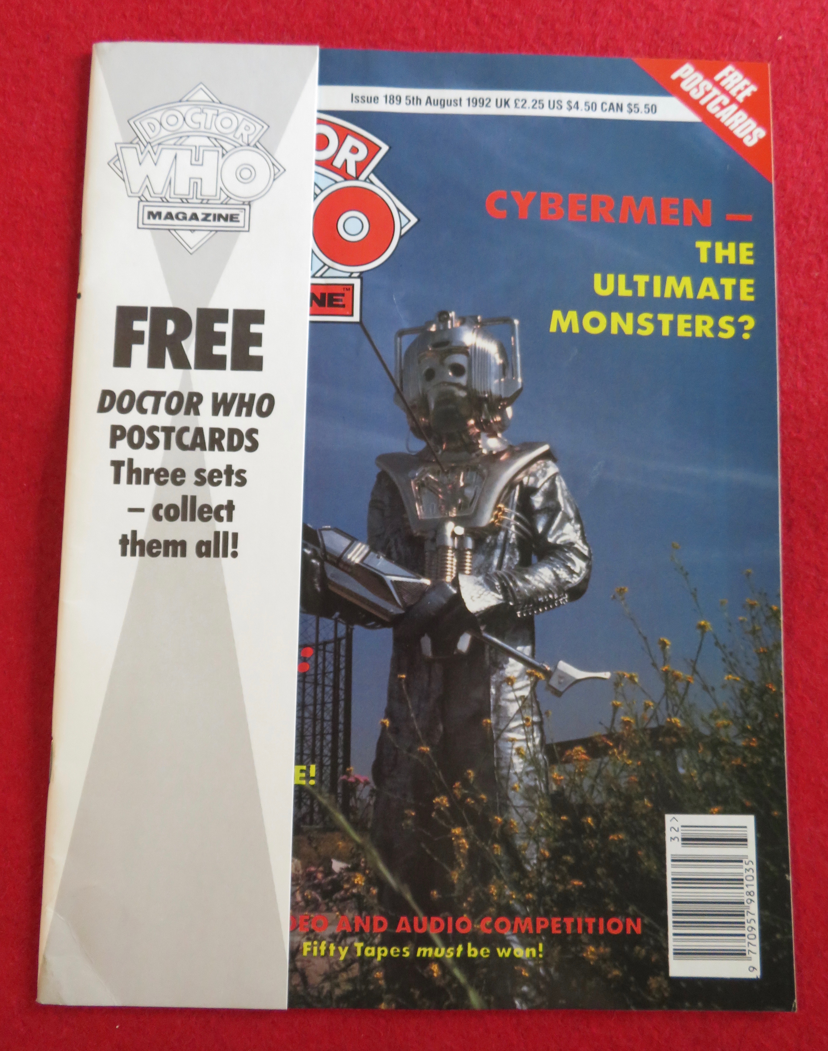 Doctor (Dr) Who Magazine August 5, 1992