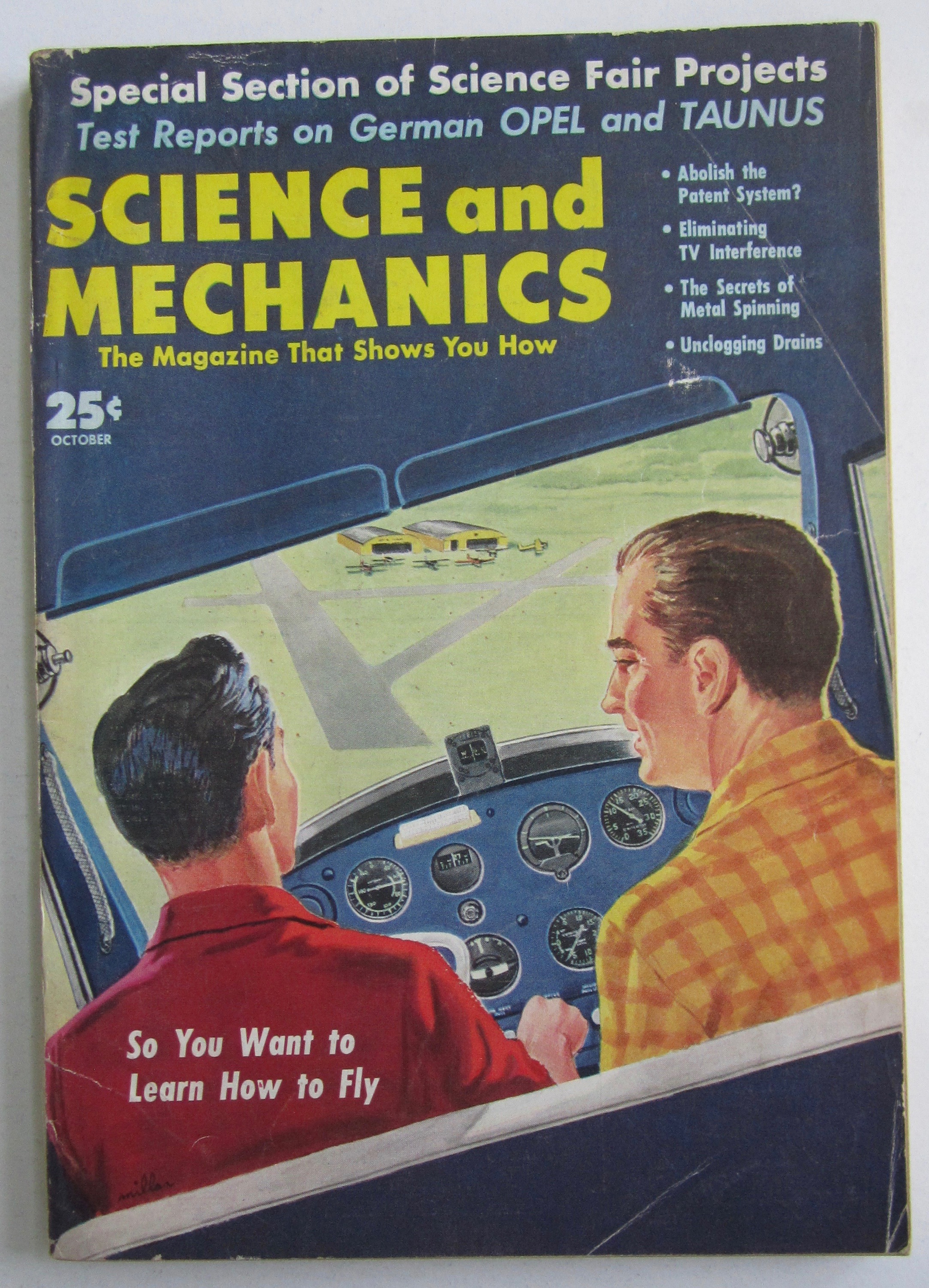 Science & Mechanics October 1959 Learn How To Fly