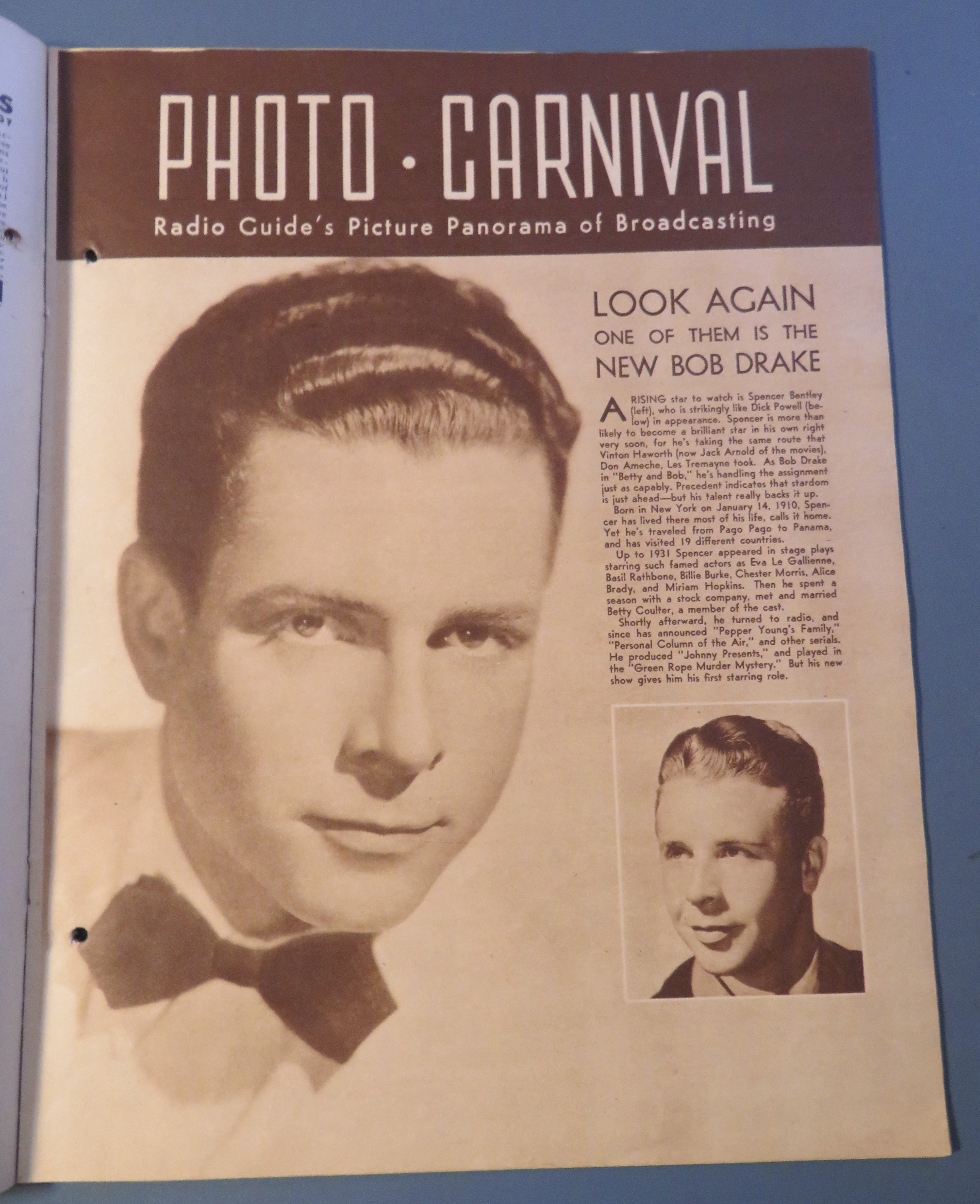 Radio Guide Magazine November 13, 1937 Grace Moore