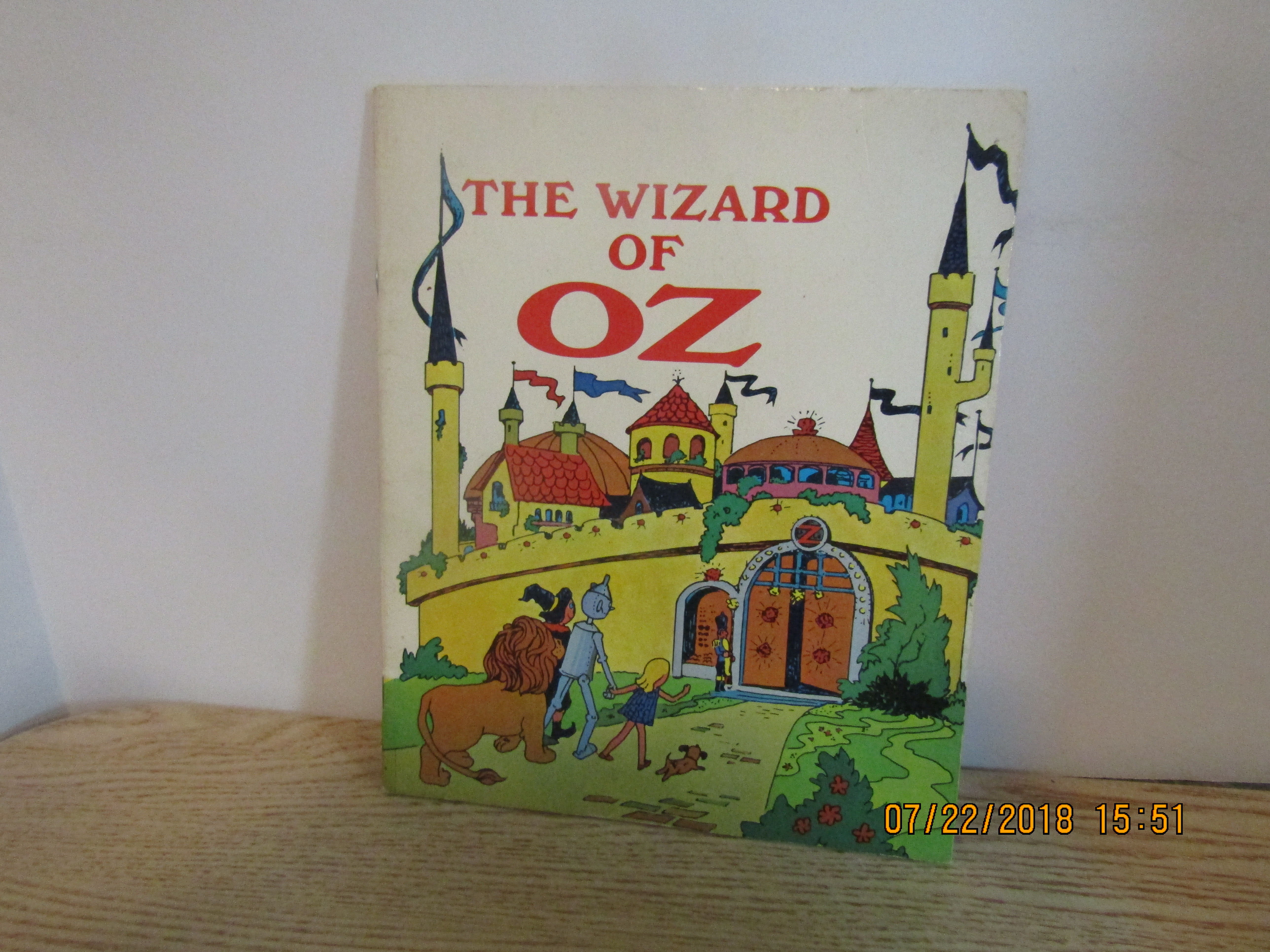 Children's Early Reader Book The Wizard Of Oz
