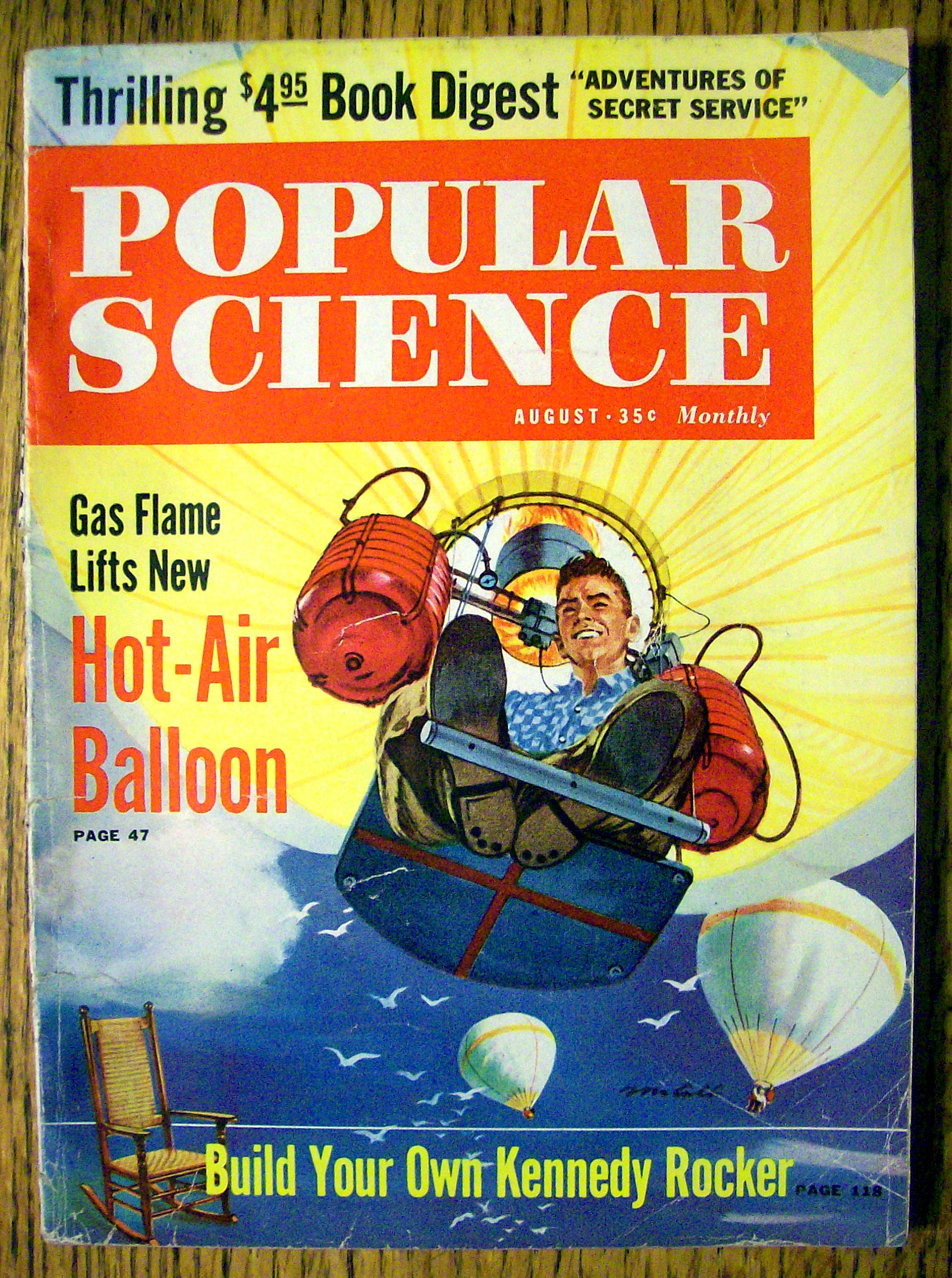 Popular Science-August 1961-Hot Air Balloon