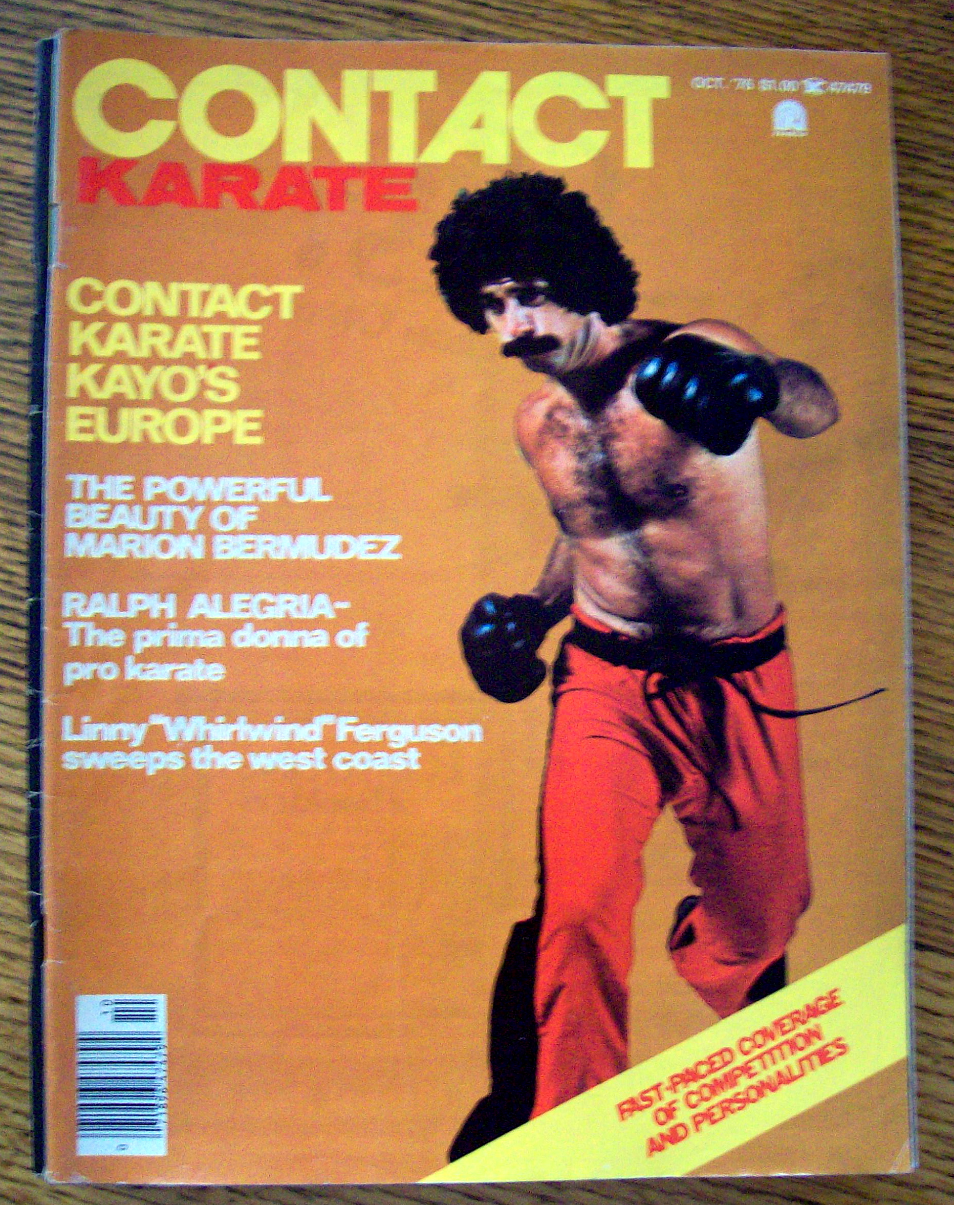 Contact Karate Magazine October 1976 Linny Ferguson