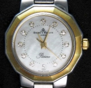 Baume Mercier Diamonds on Face Ladies Riviera Watch