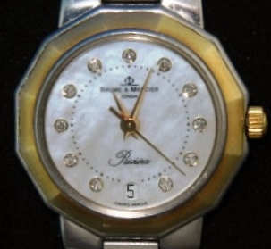 Baume Mercier Diamonds on Face Ladies Riviera Watch