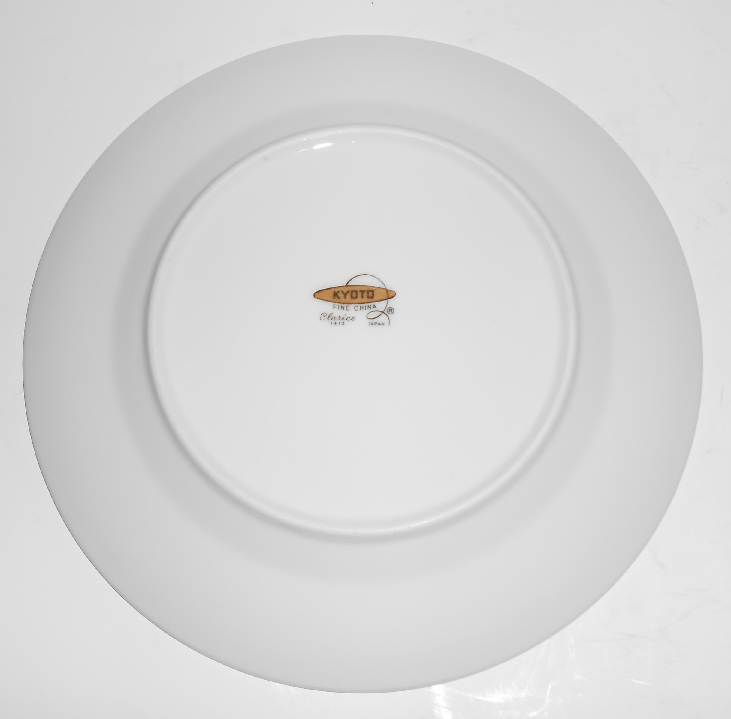 Kyoto China Porcelain Clarice w/Platinum Salad Plate
