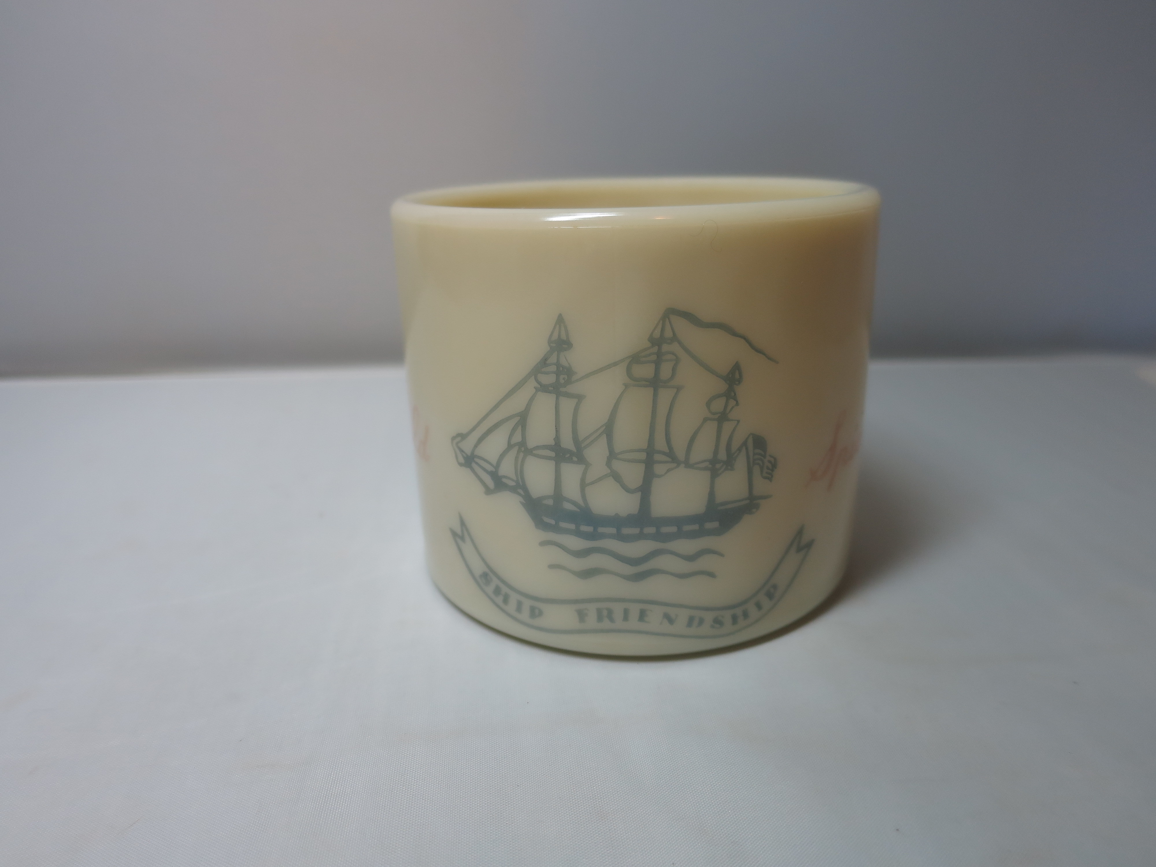Shulton Early American Old Spice Ship Friendship Shaving Mug Cup