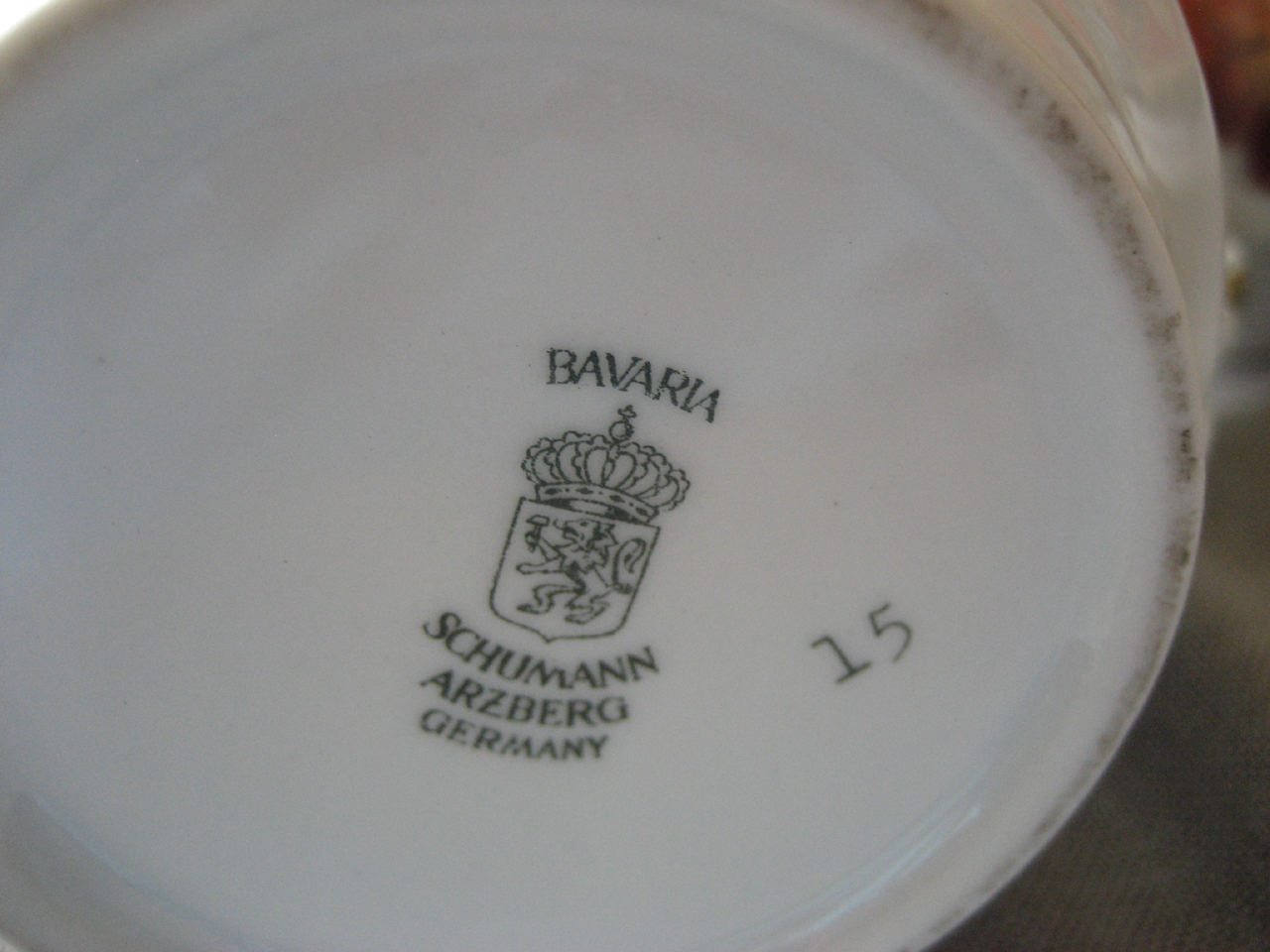 Price Tea Pot and Bavarian Cups