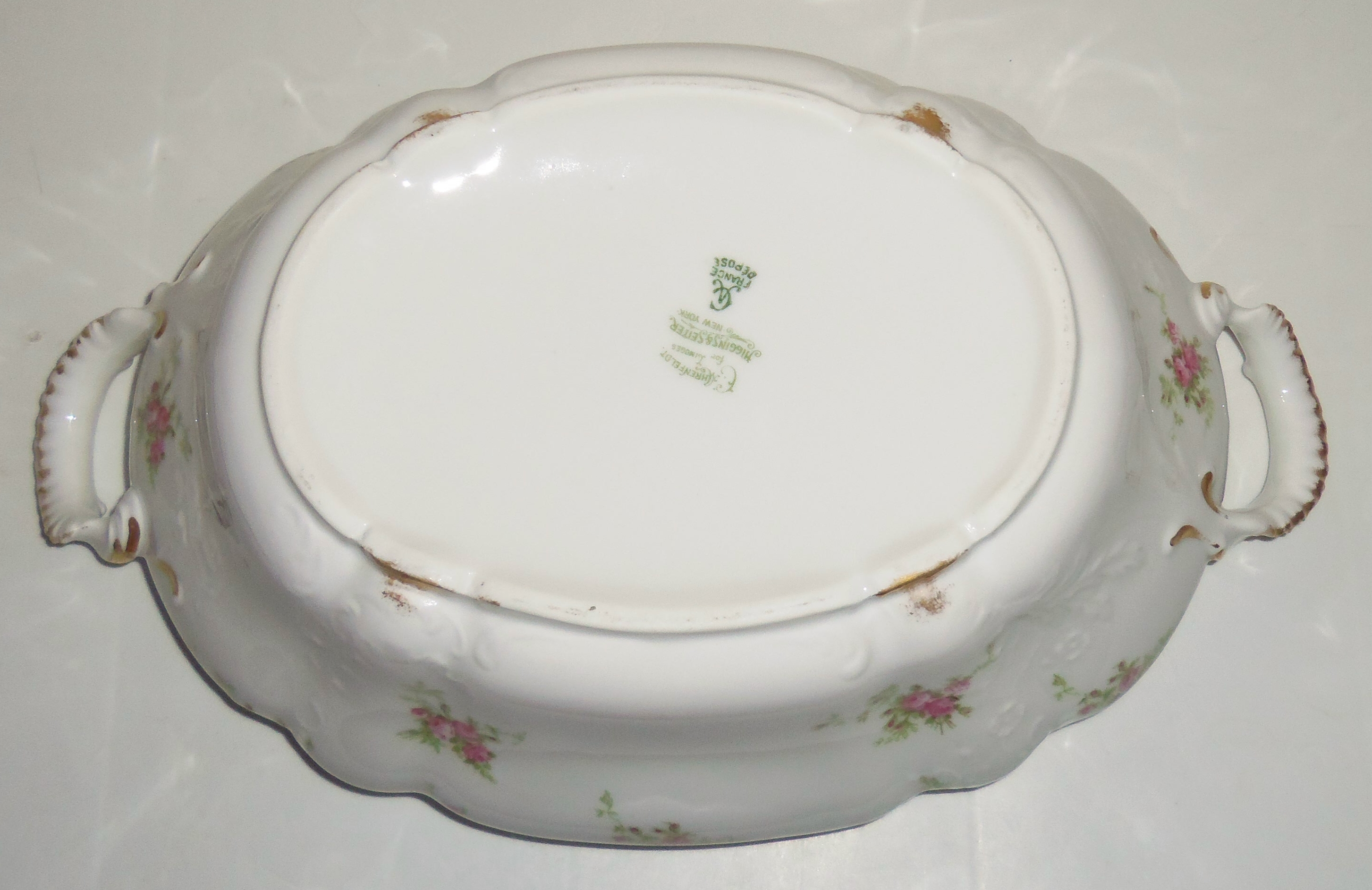Charles Ahrenfeldt China Floral Decorated Tureen W/lid!