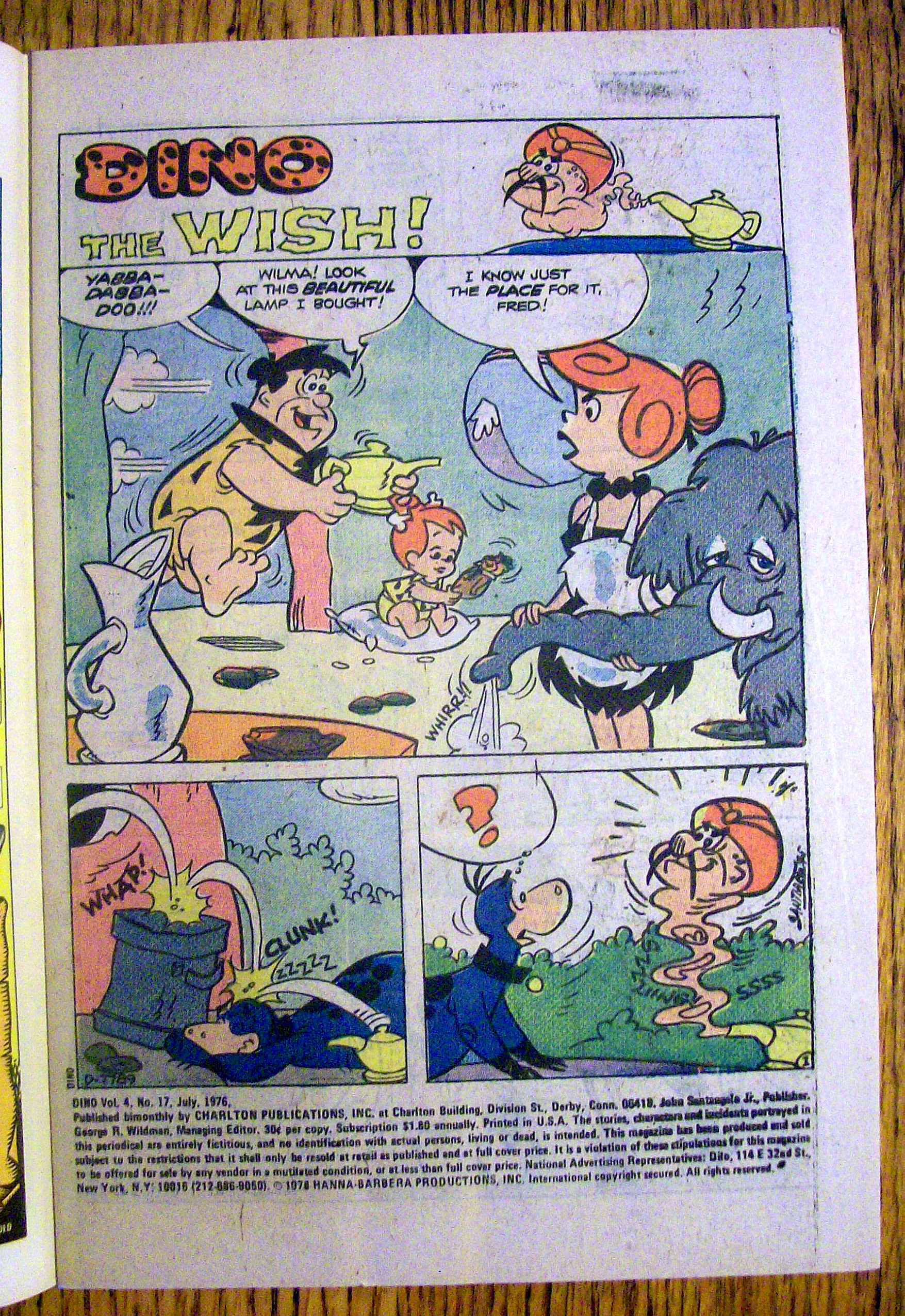 Dino (The Flintstones) Comic #17-July 1976