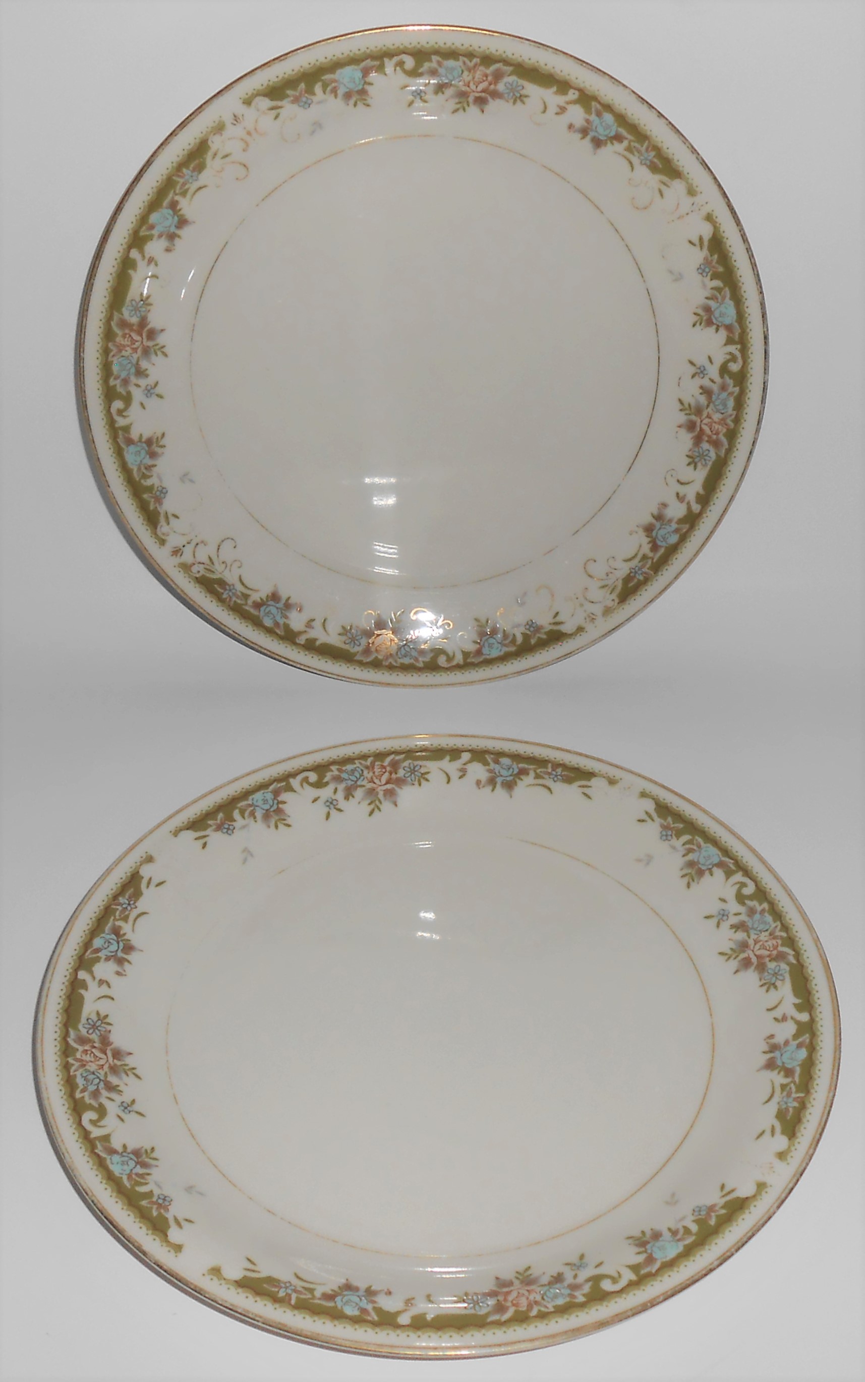 Mikasa Fine Ivory China Greendale Pair Salad Plates