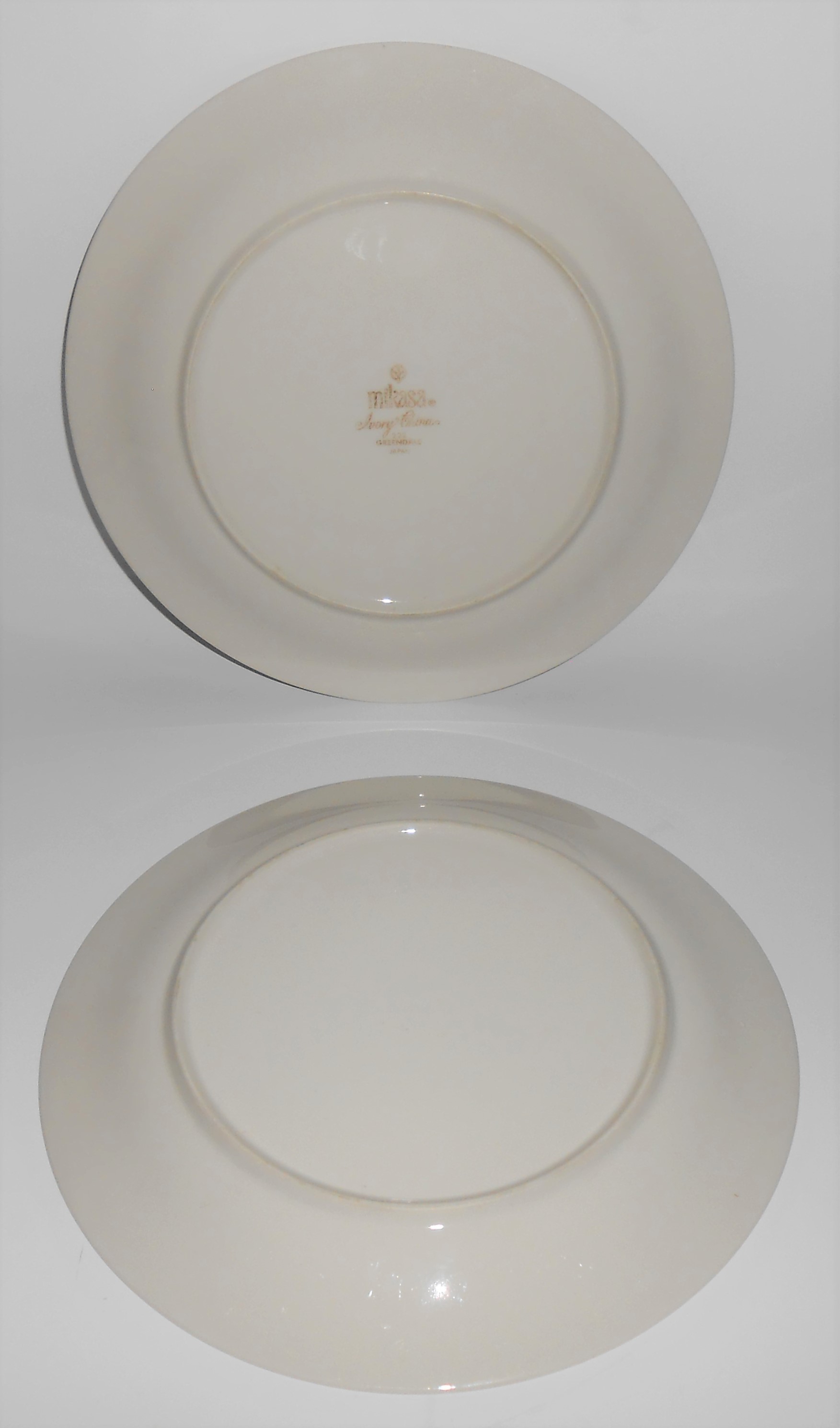 Mikasa Fine Ivory China Greendale Pair Salad Plates