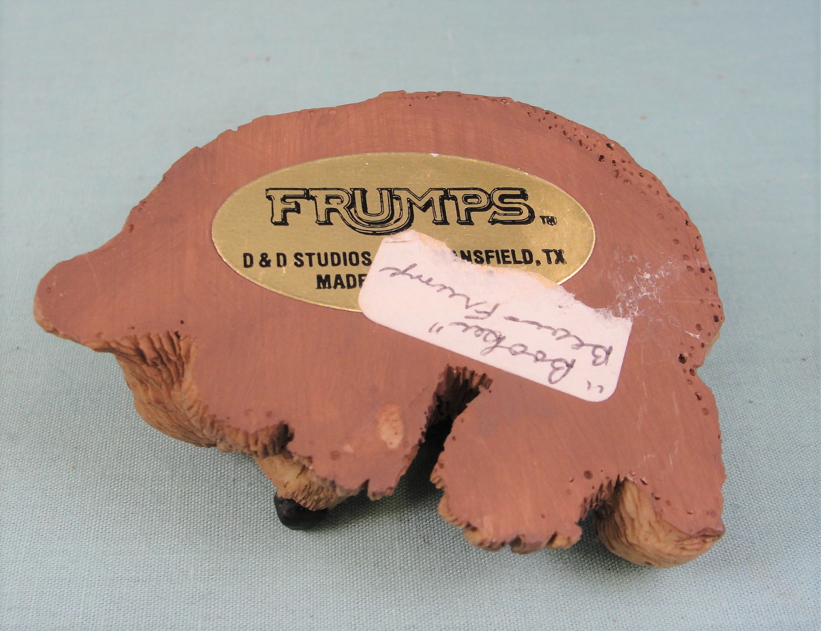 D&D Studios Frumps Resin Sleeping Baby Bear Cub