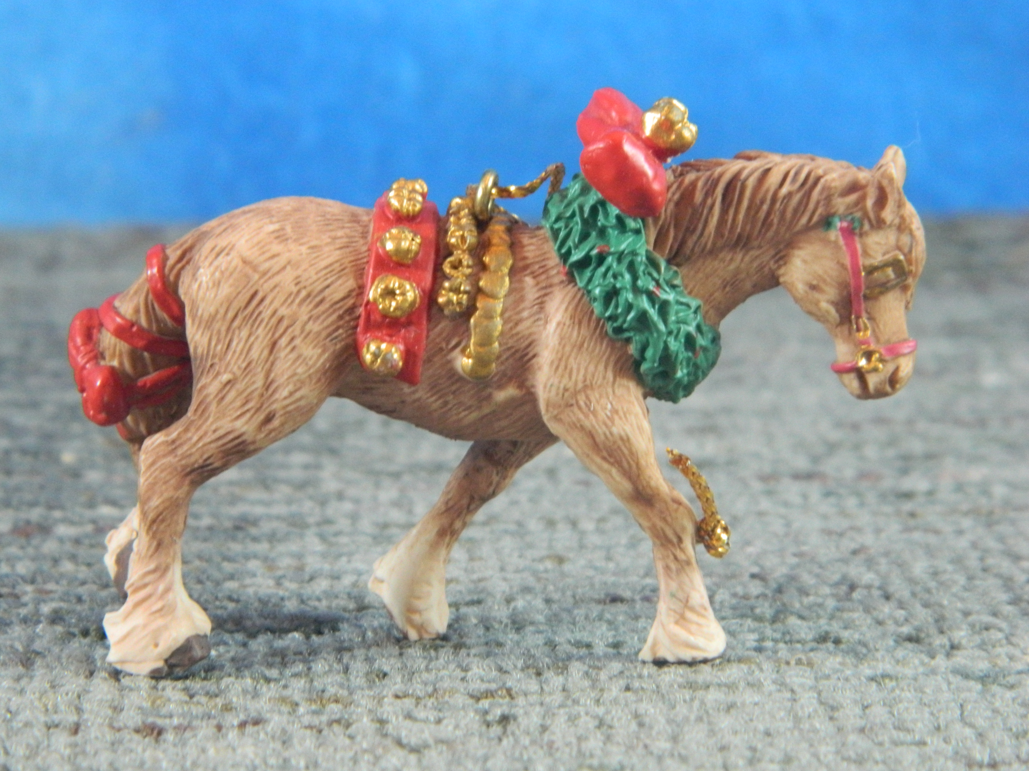 Christmas Ornament Harness Horse