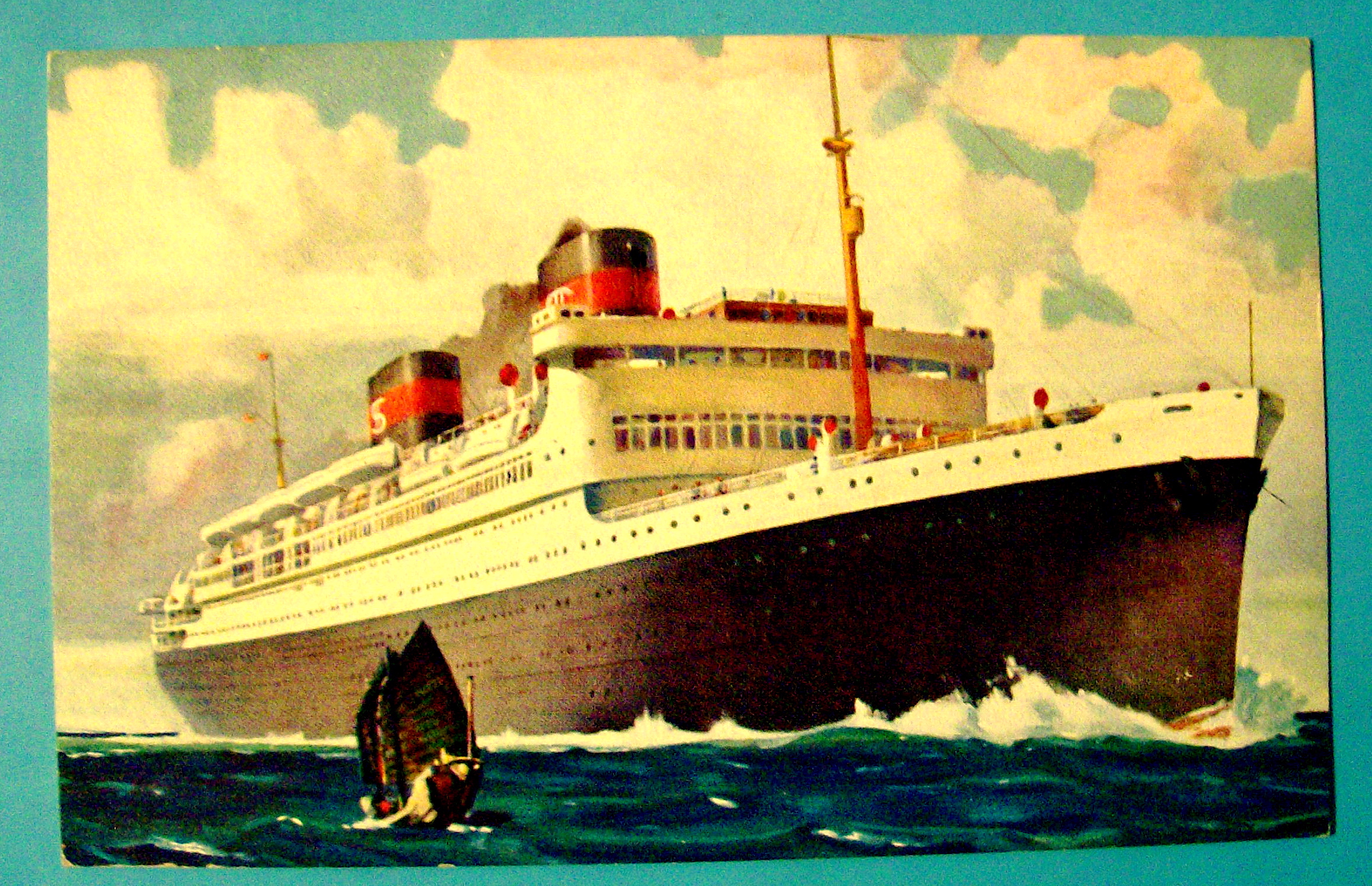 S. S. President Hoover & Coolidge Ships Postcard