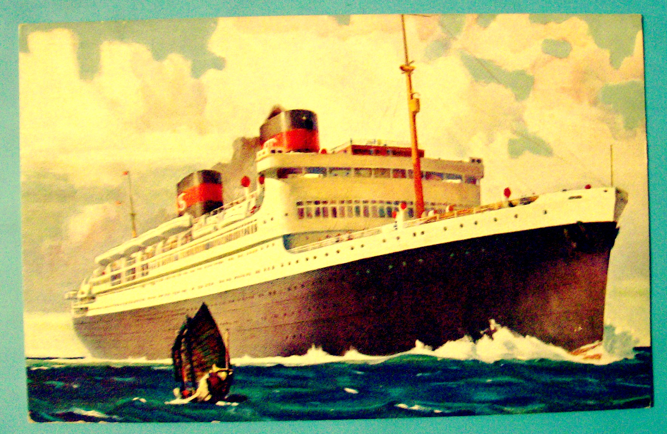S. S. President Hoover & Coolidge Ships Postcard