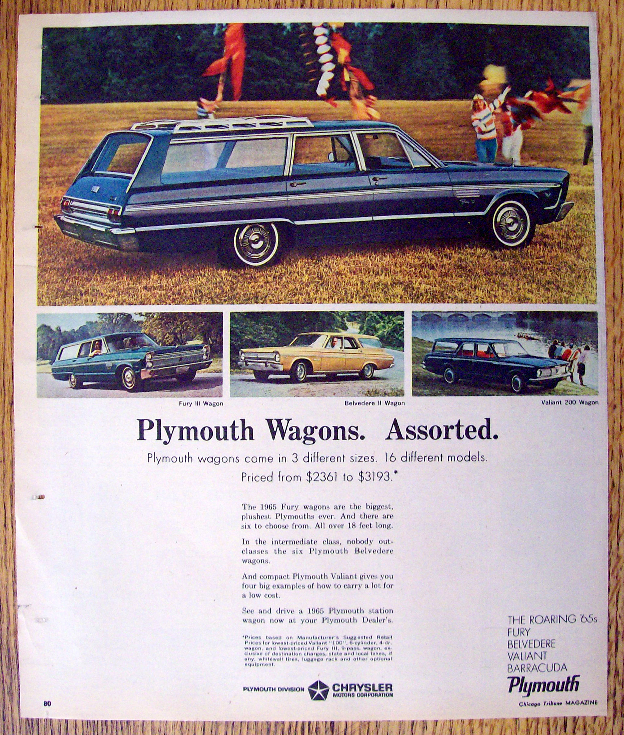 Vintage Ad: 1965 Plymouth Wagon