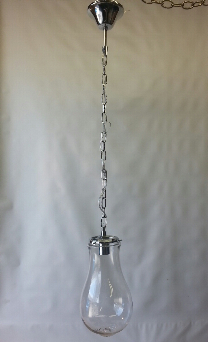 Chrome Pendant Edison Bulb #226